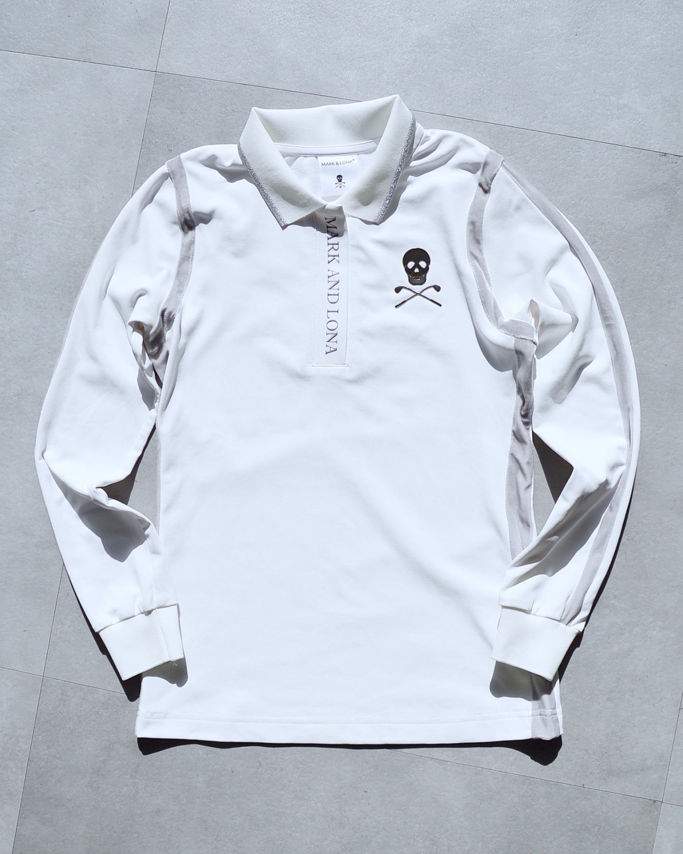 Velocity Long-Sleeve Polo | WOMEN / WHITE