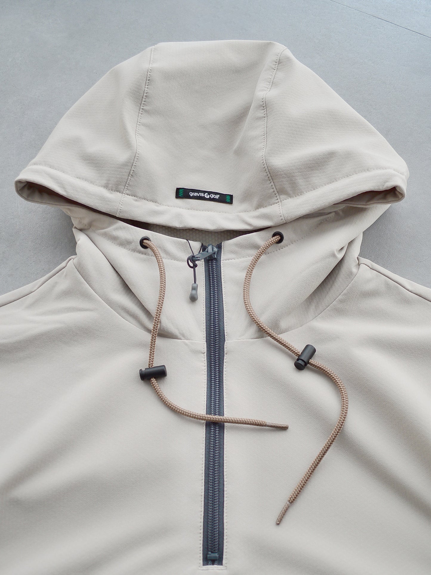 Triton Storm Fleece Hoodie | MEN / BEIGE