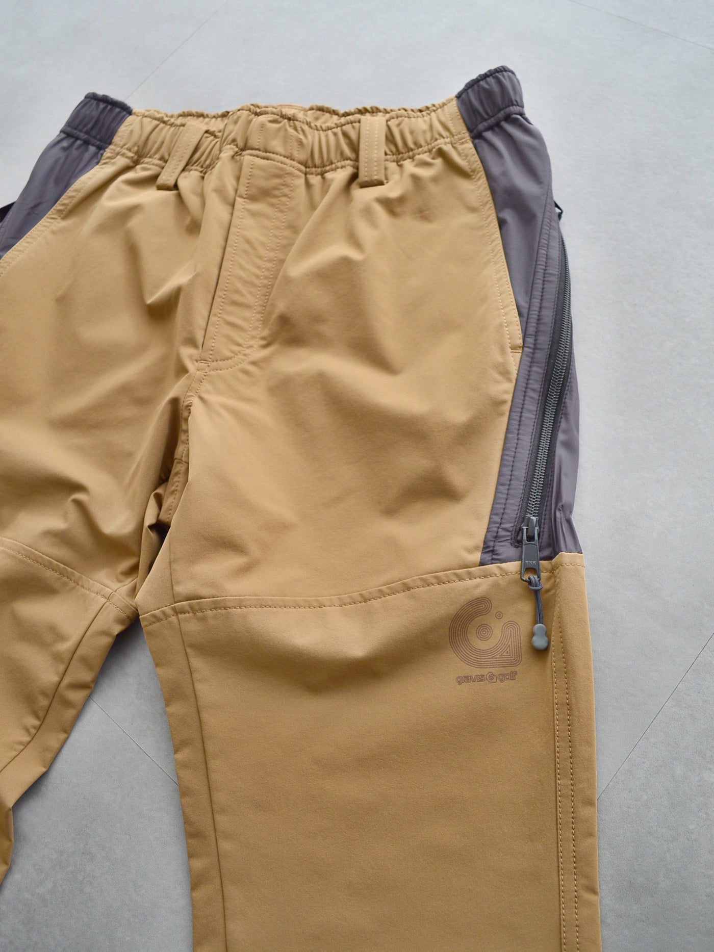 Side Zip Jogger Pants| MEN / BROWN