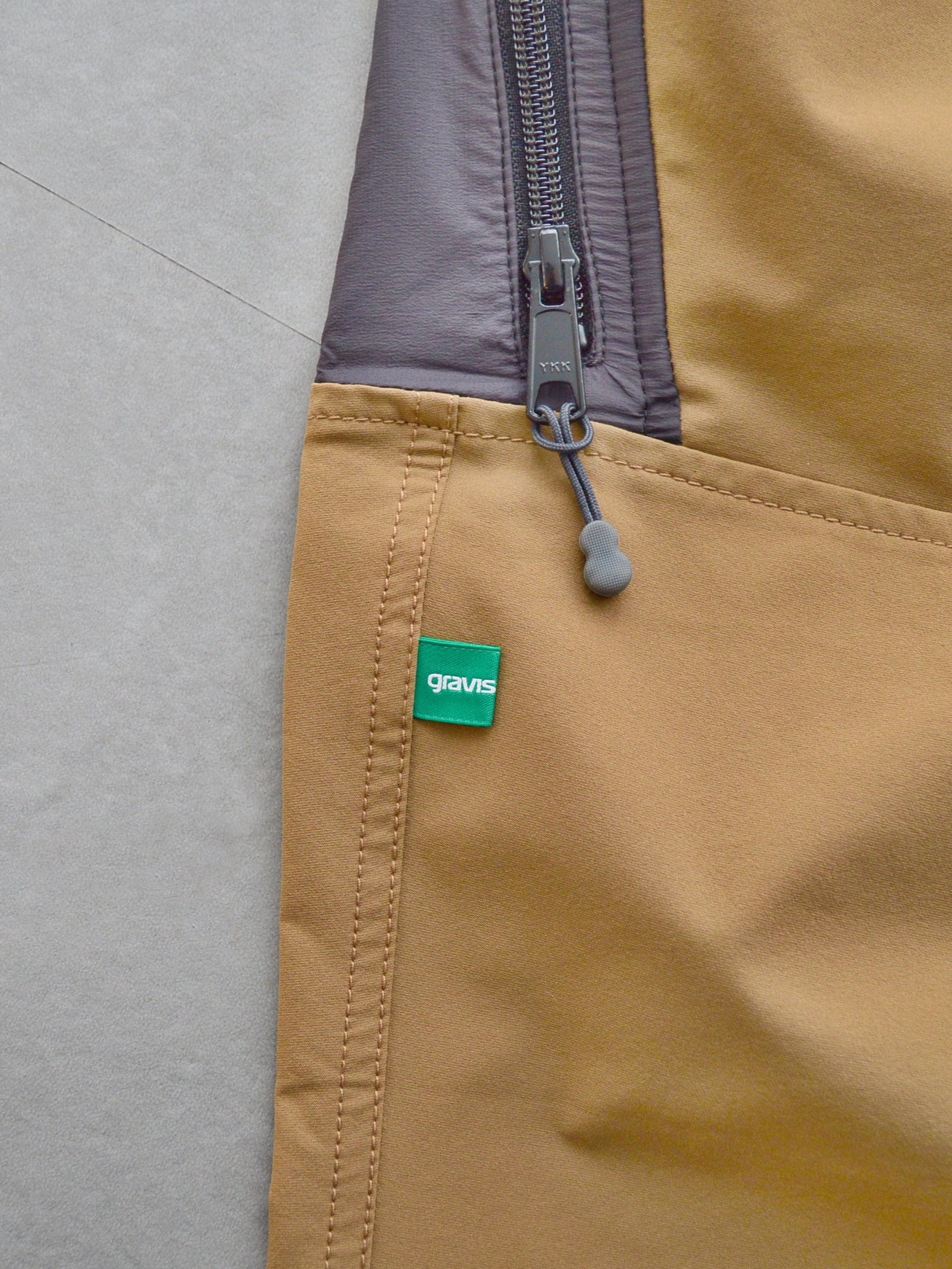 Side Zip Jogger Pants| MEN / BROWN