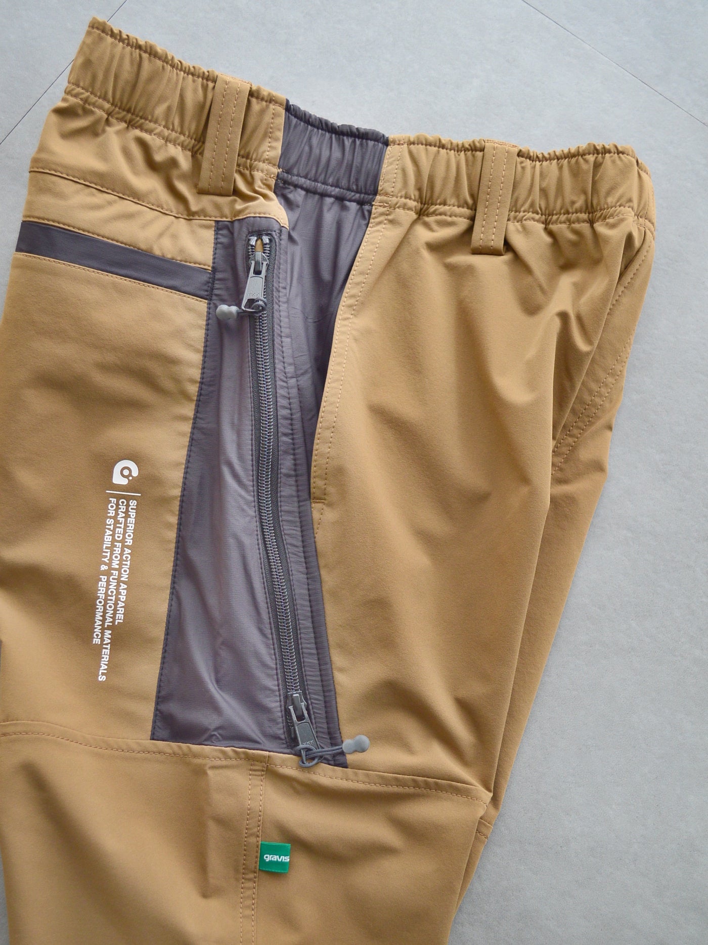 Side Zip Jogger Pants| MEN / BROWN