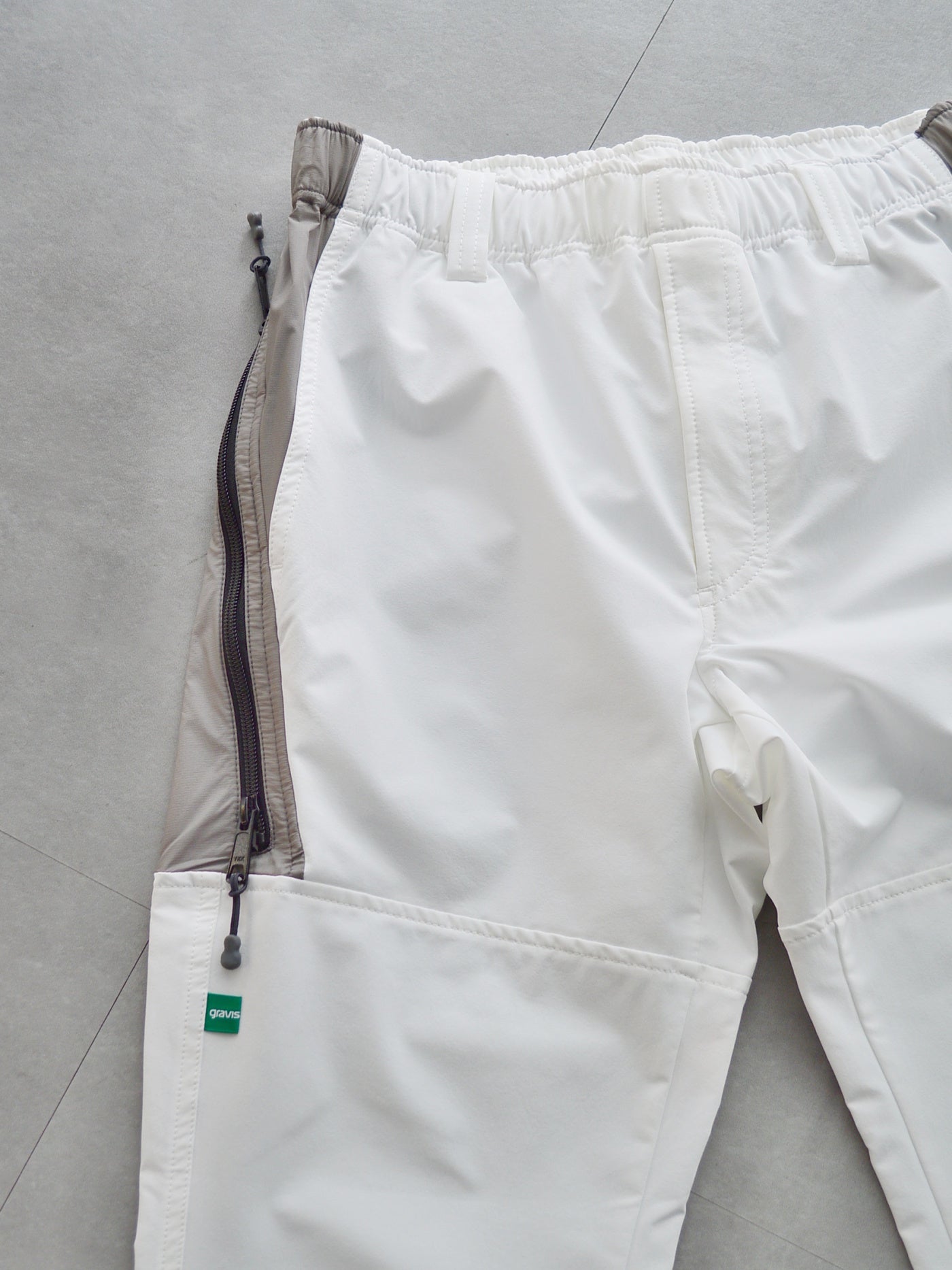 Side Zip Jogger Pants| MEN / WHITE