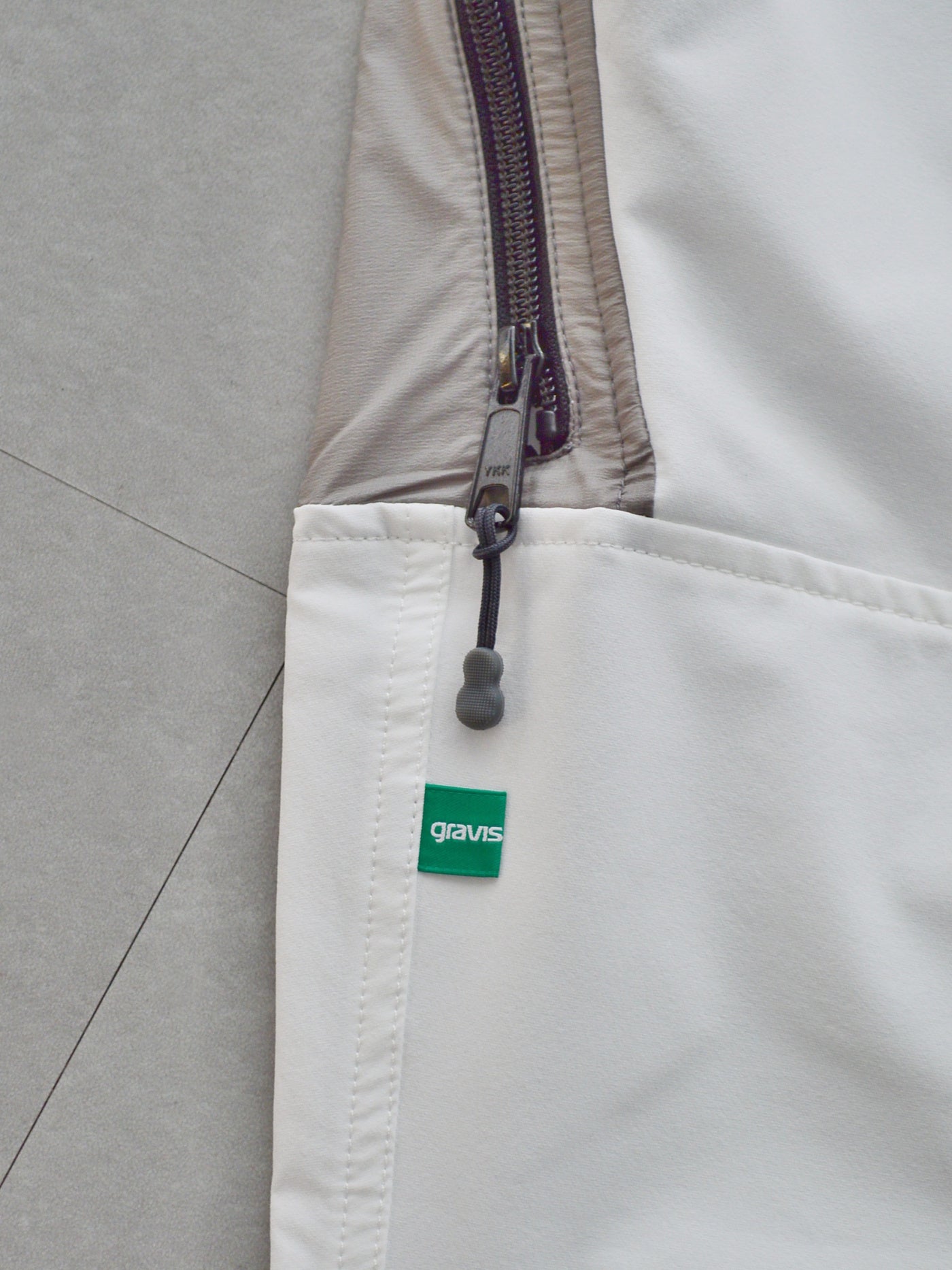 Side Zip Jogger Pants| MEN / WHITE