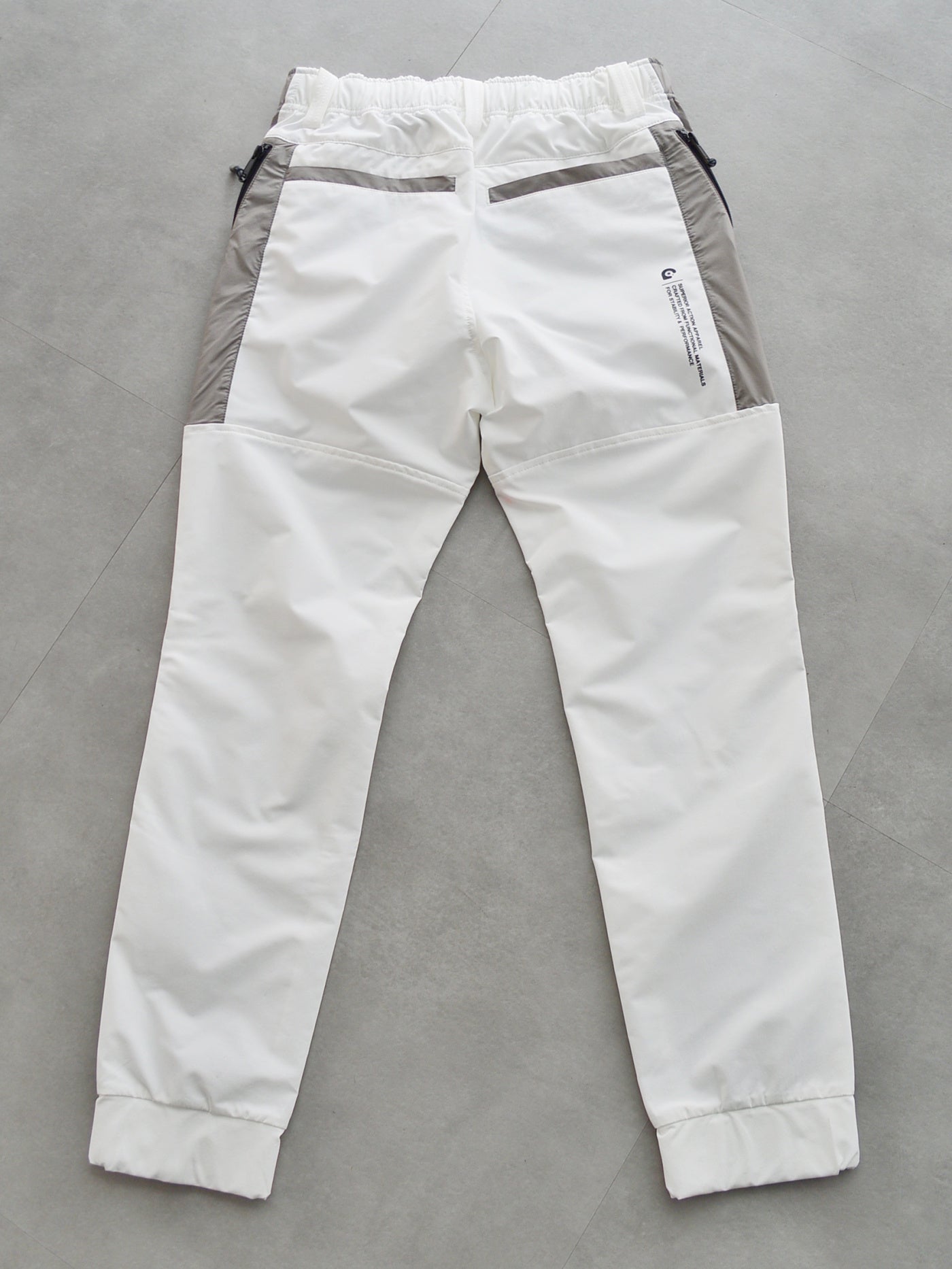 Side Zip Jogger Pants| MEN / WHITE