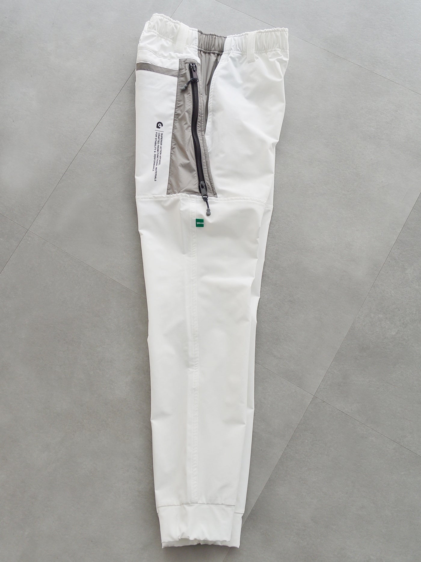 Side Zip Jogger Pants| MEN / WHITE