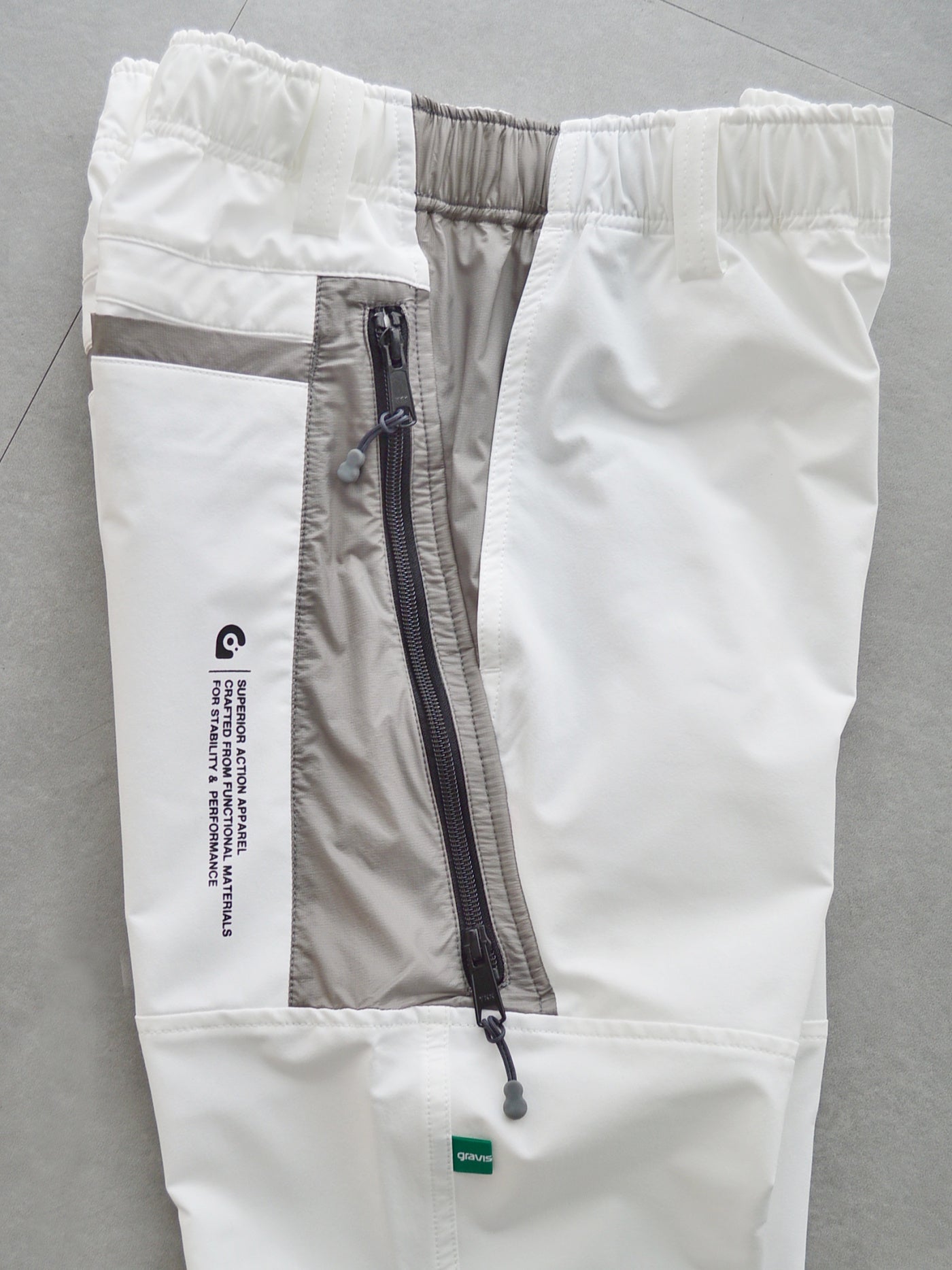 Side Zip Jogger Pants| MEN / WHITE