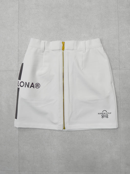 Ever SL Front Zip Skirt | WOMEN / WHITE