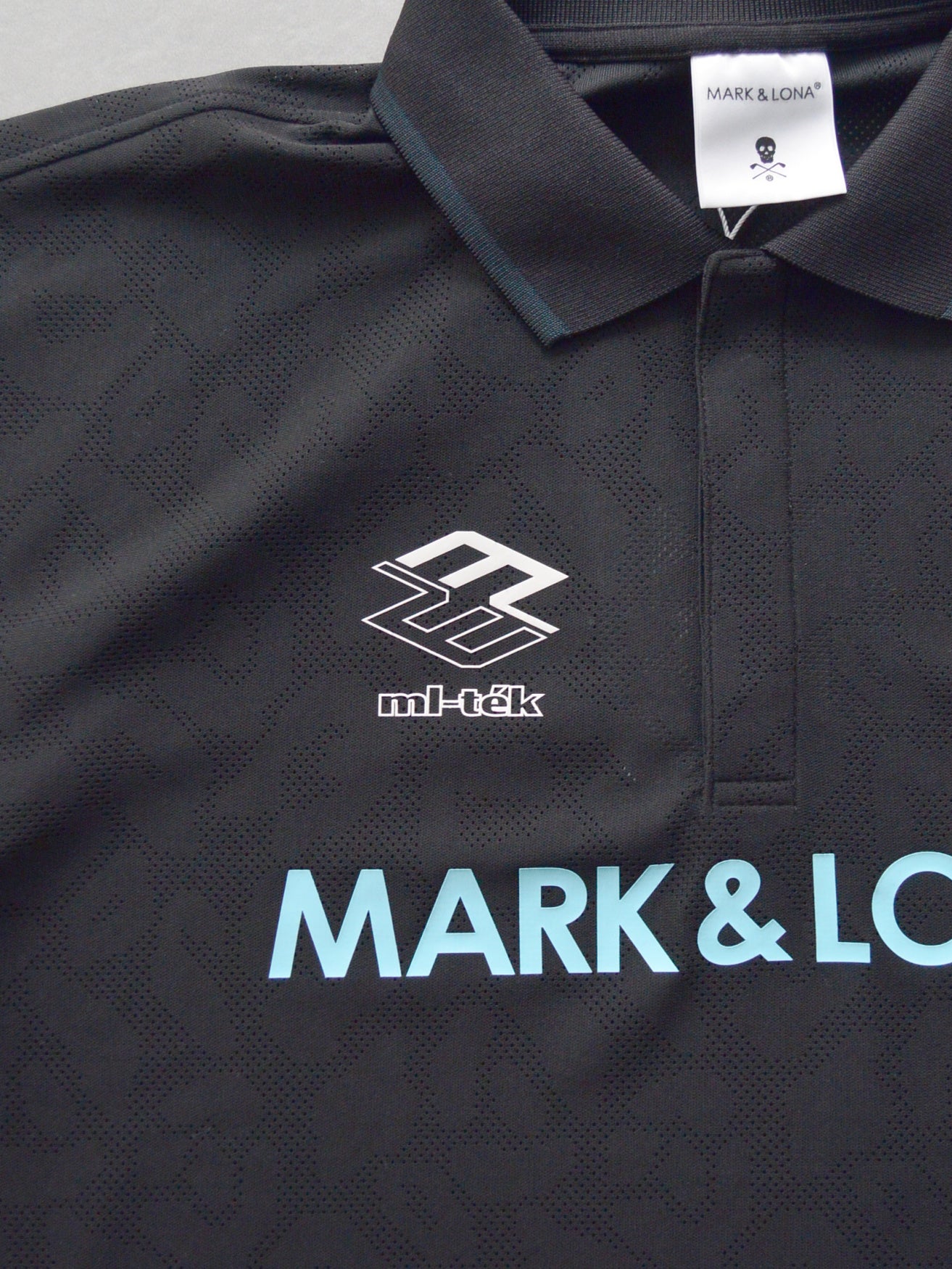 ML-Tech Leopard Polo | MEN / BLACK