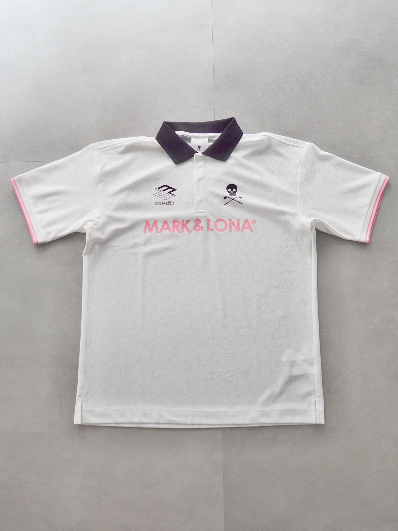 ML-Tech Leopard Polo | MEN / WHITE