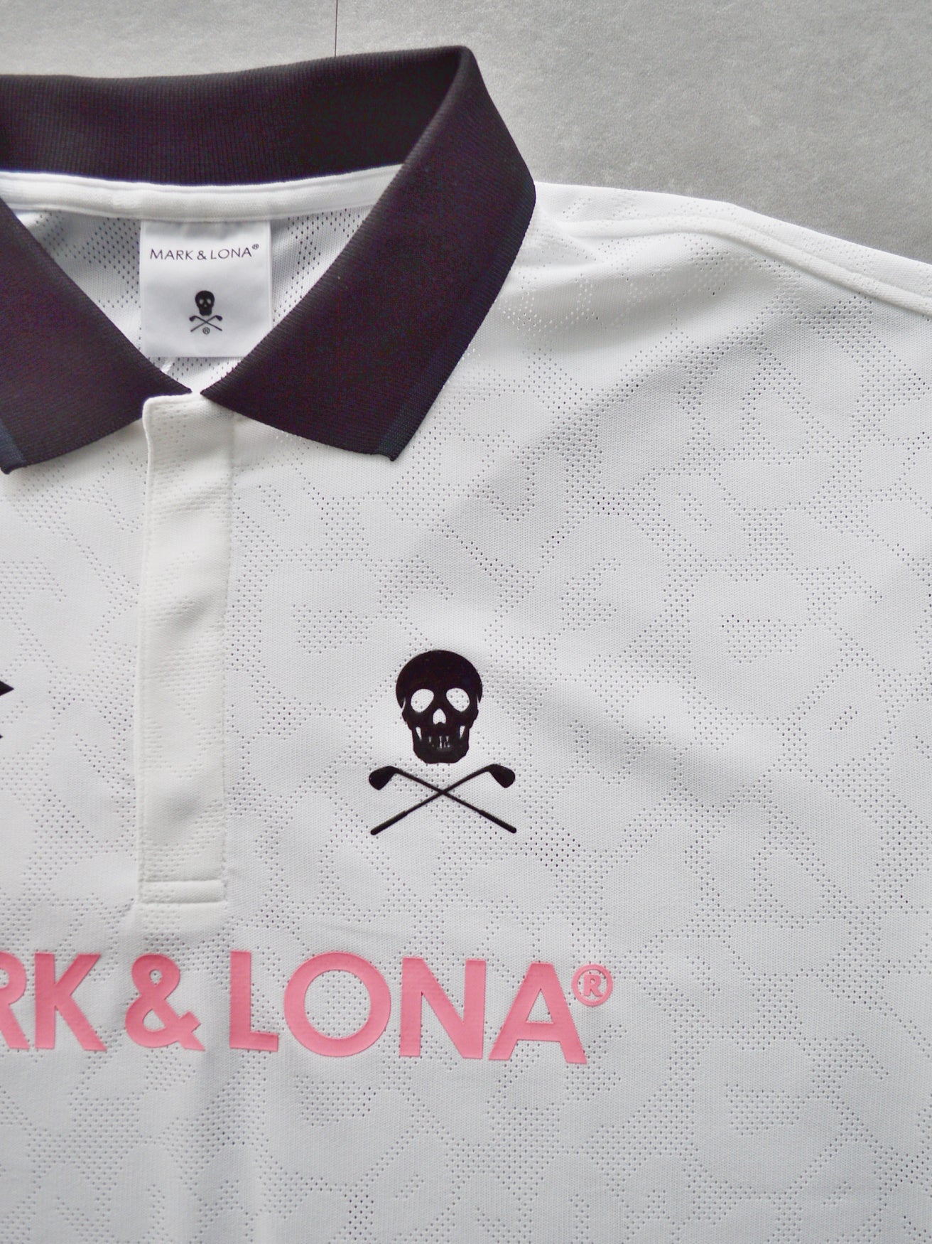 ML-Tech Leopard Polo | MEN / WHITE