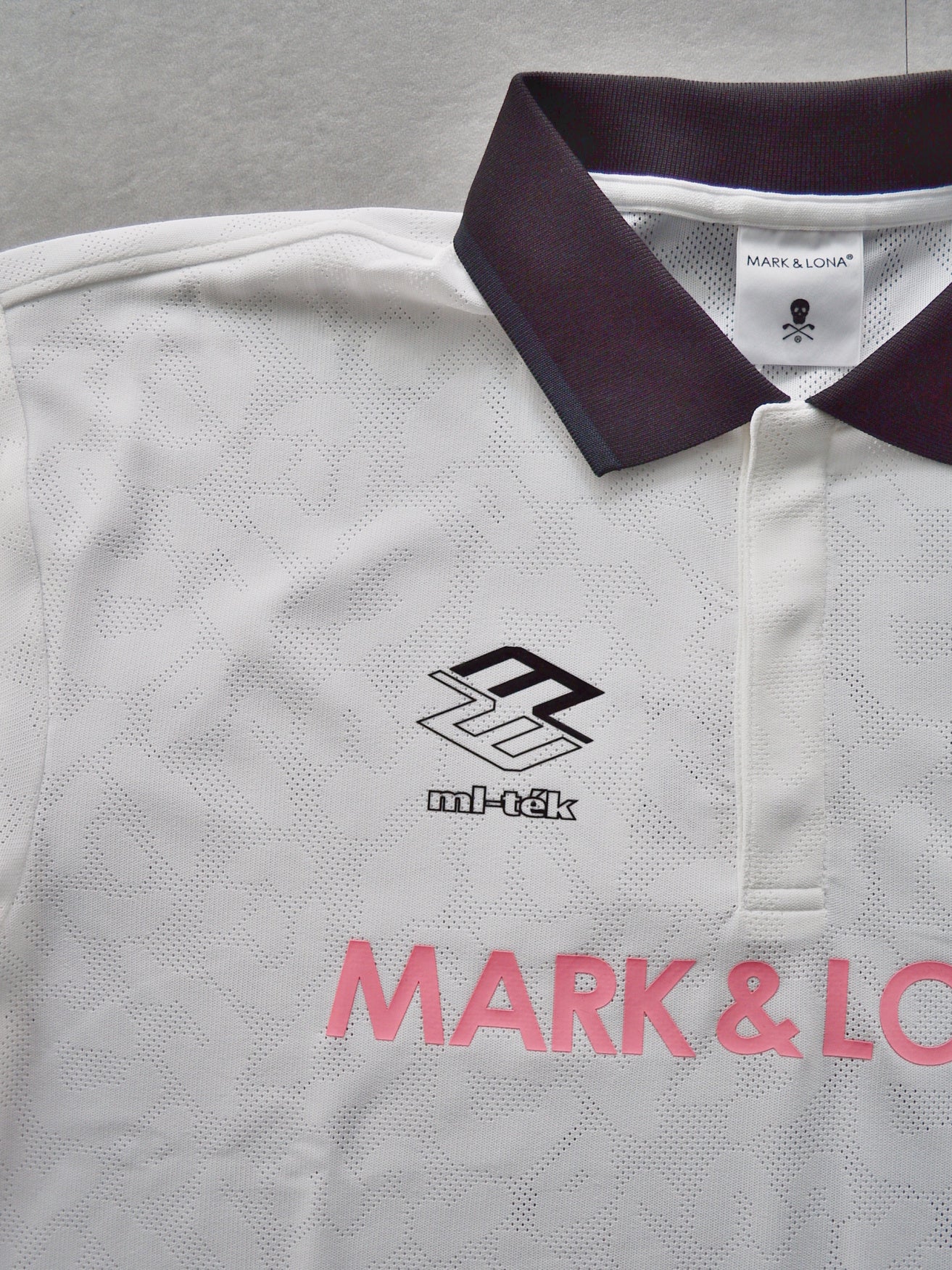 ML-Tech Leopard Polo | MEN / WHITE