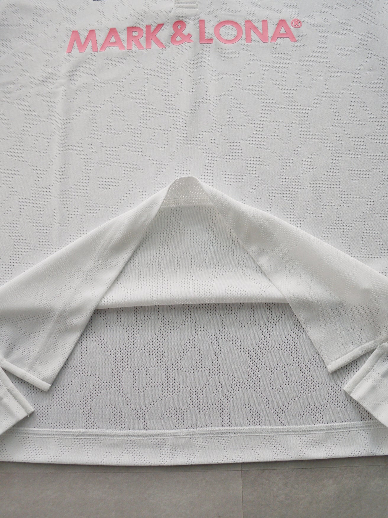 ML-Tech Leopard Polo | MEN / WHITE