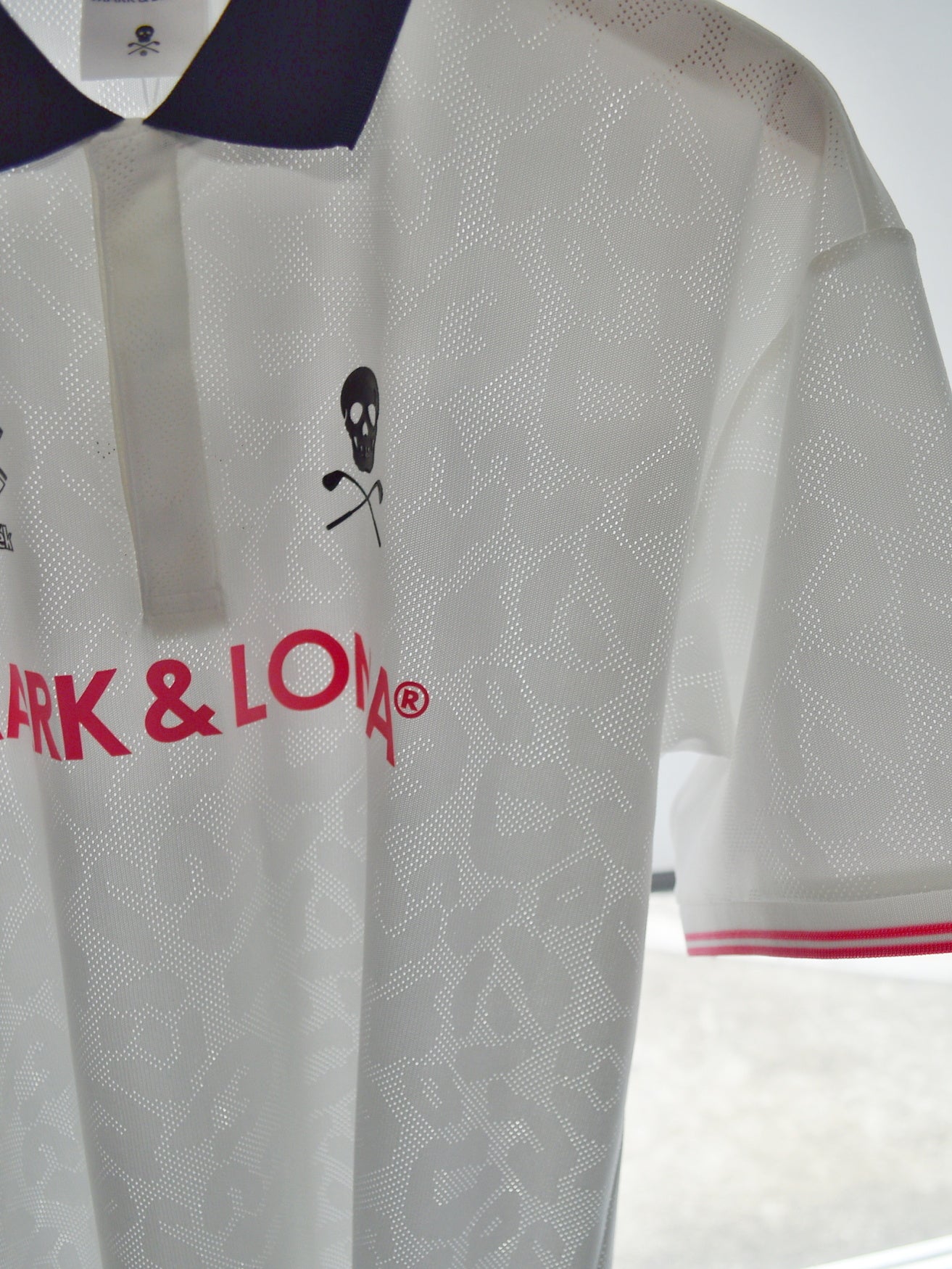 ML-Tech Leopard Polo | MEN / WHITE