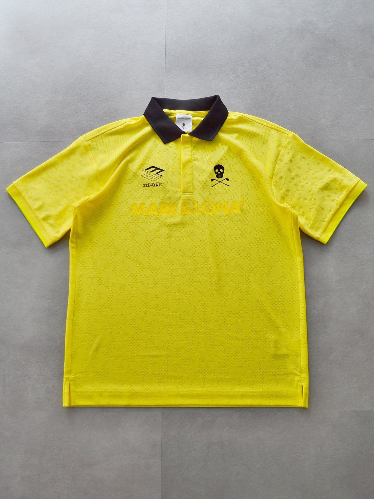 ML-Tech Leopard Polo | MEN / YELLOW