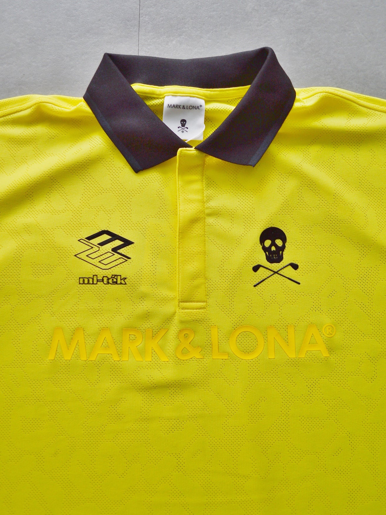ML-Tech Leopard Polo | MEN / YELLOW