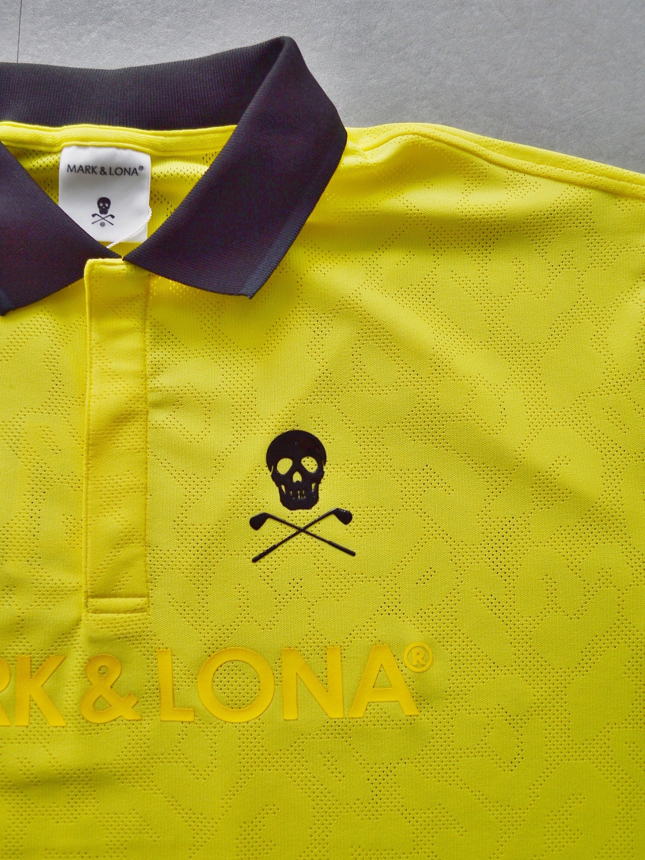 ML-Tech Leopard Polo | MEN / YELLOW