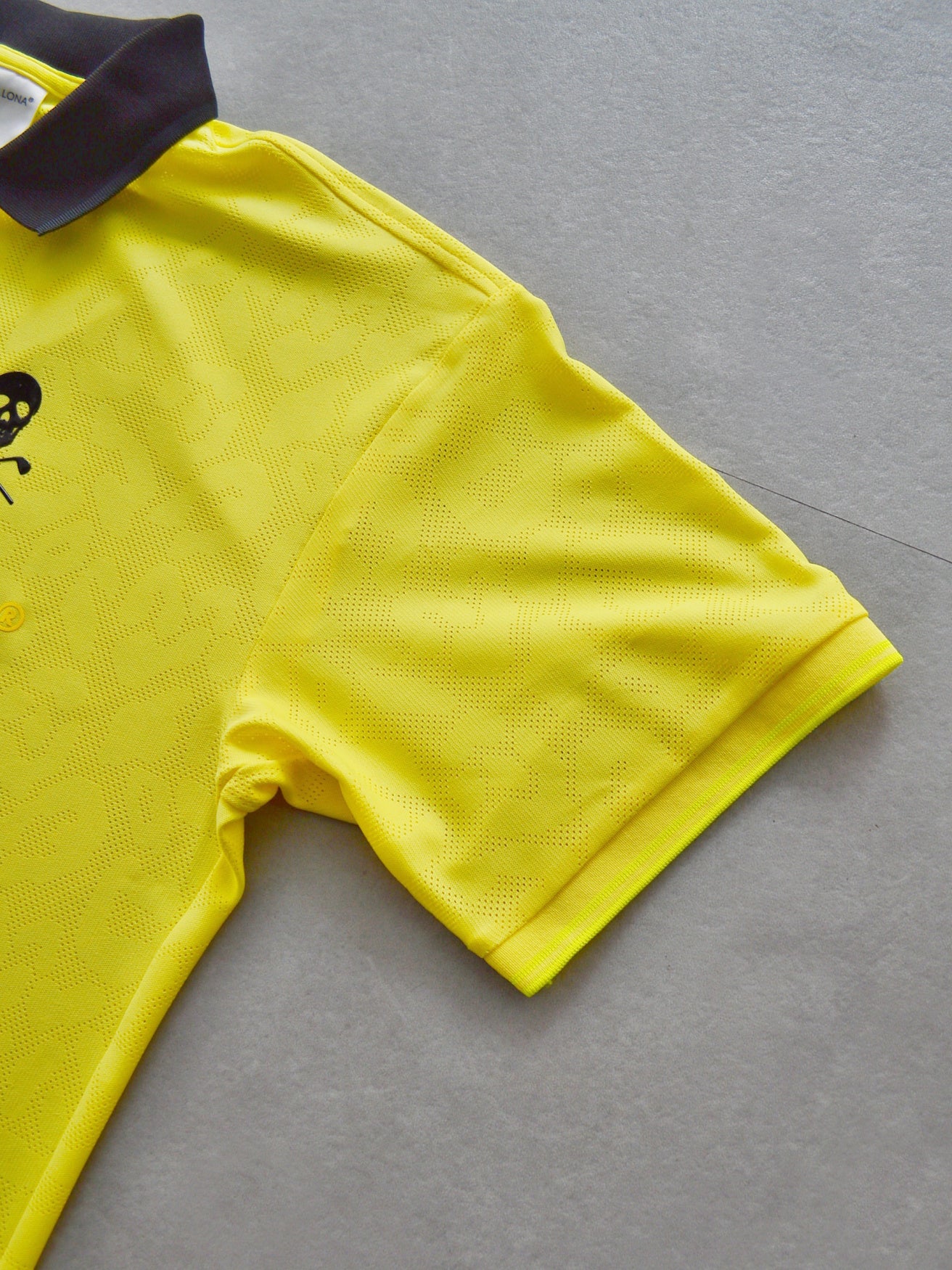 ML-Tech Leopard Polo | MEN / YELLOW