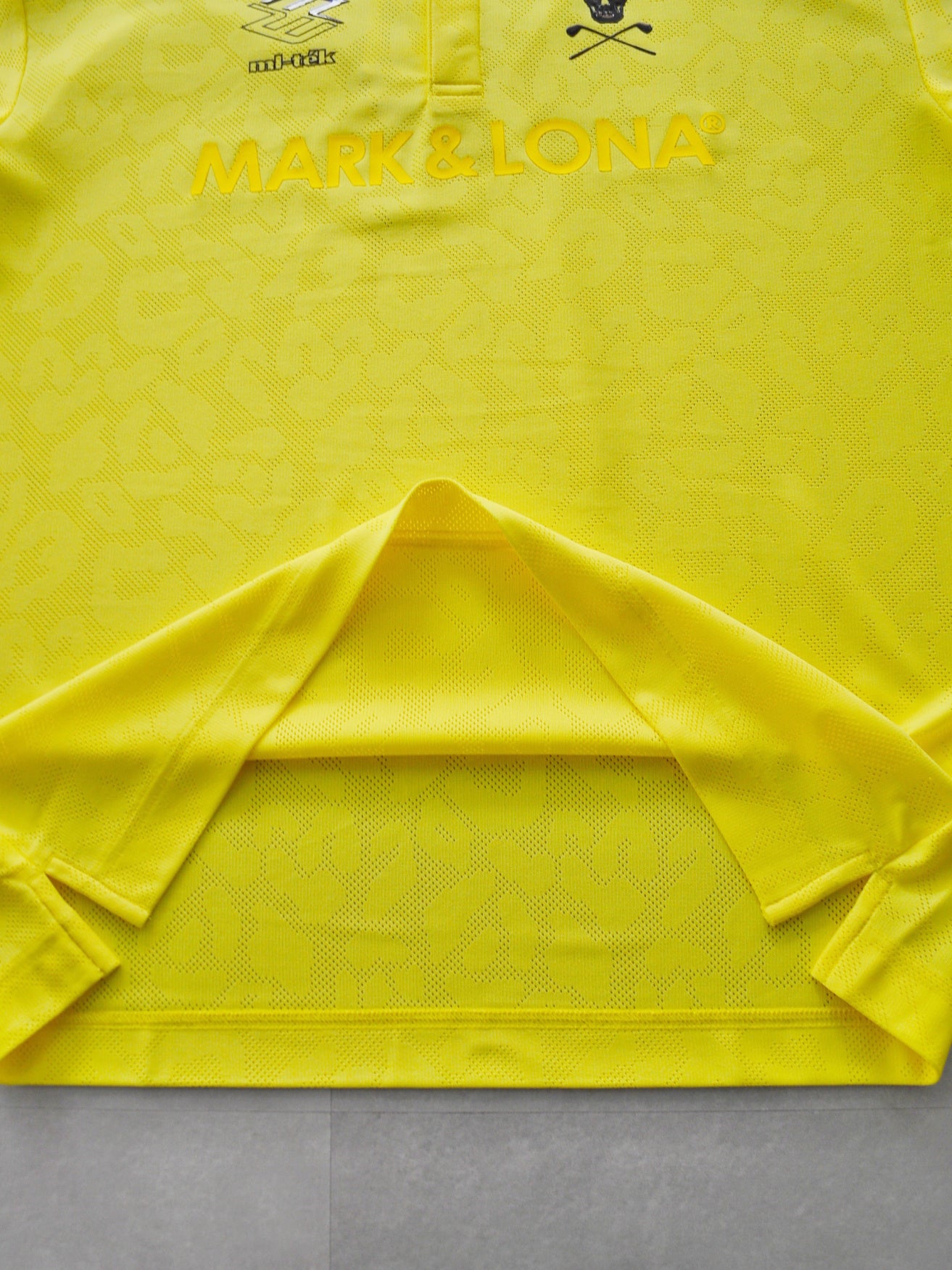 ML-Tech Leopard Polo | MEN / YELLOW