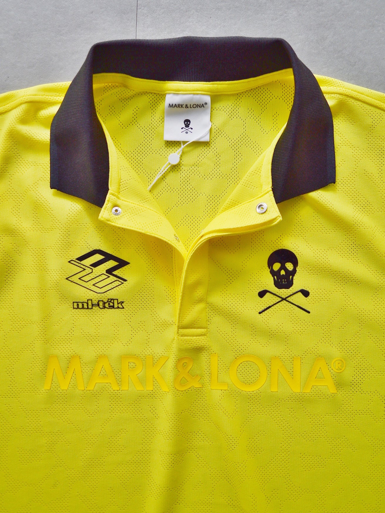 ML-Tech Leopard Polo | MEN / YELLOW