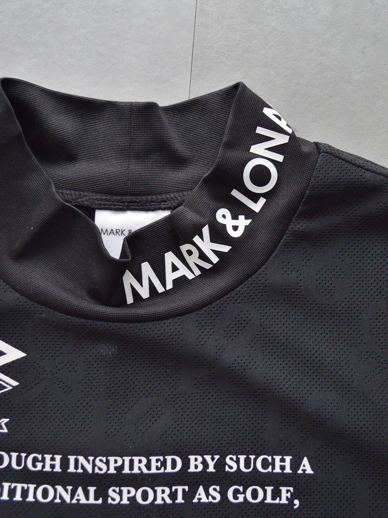 Motion Skull Mock Neck | MEN / BLACK