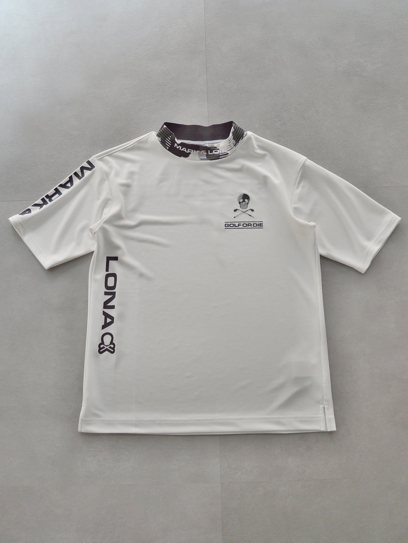 Assign Structured Mock Neck | MEN / WHITE