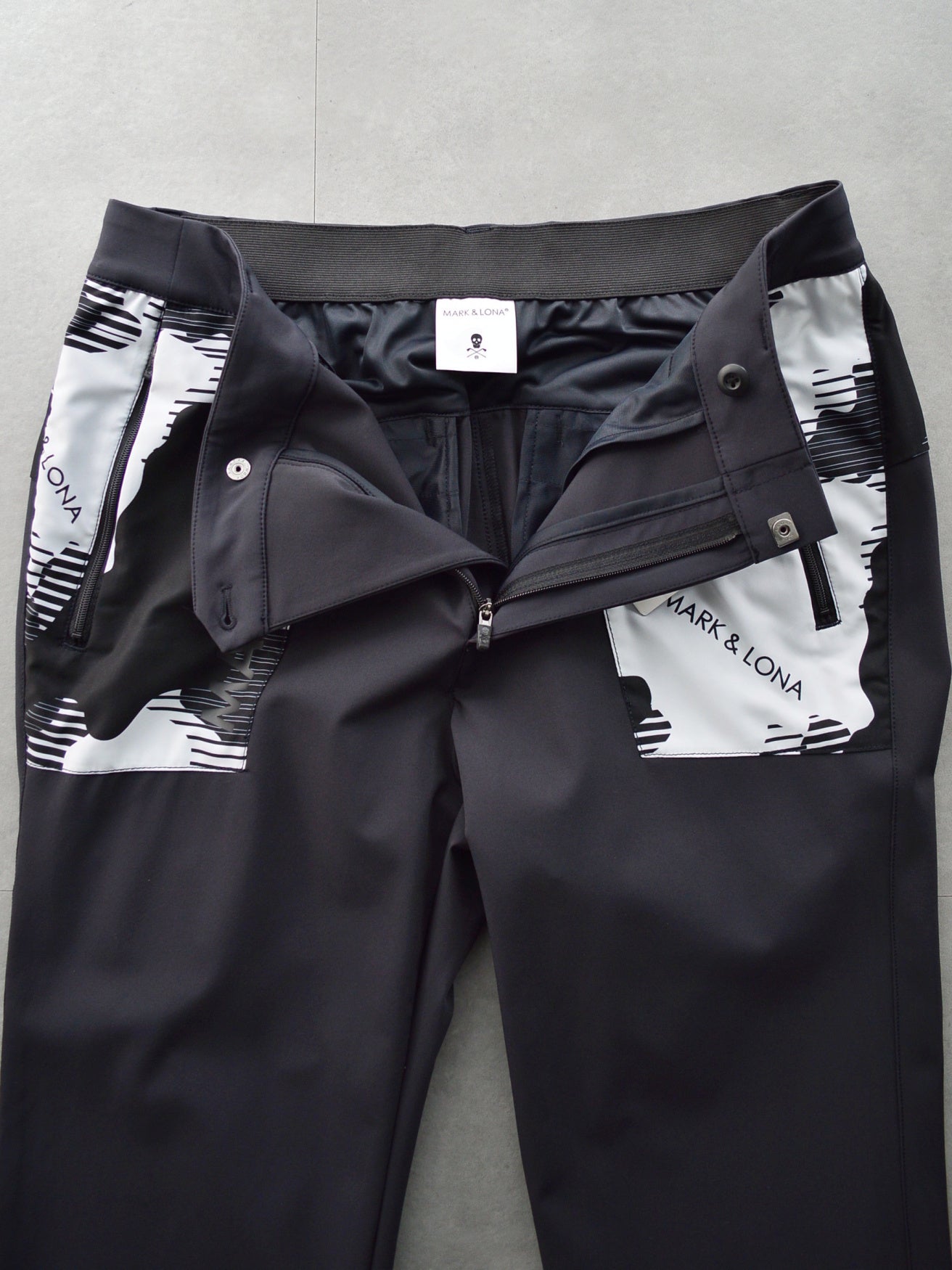 Flow Camouflage Panel Pants | MEN / BLACK