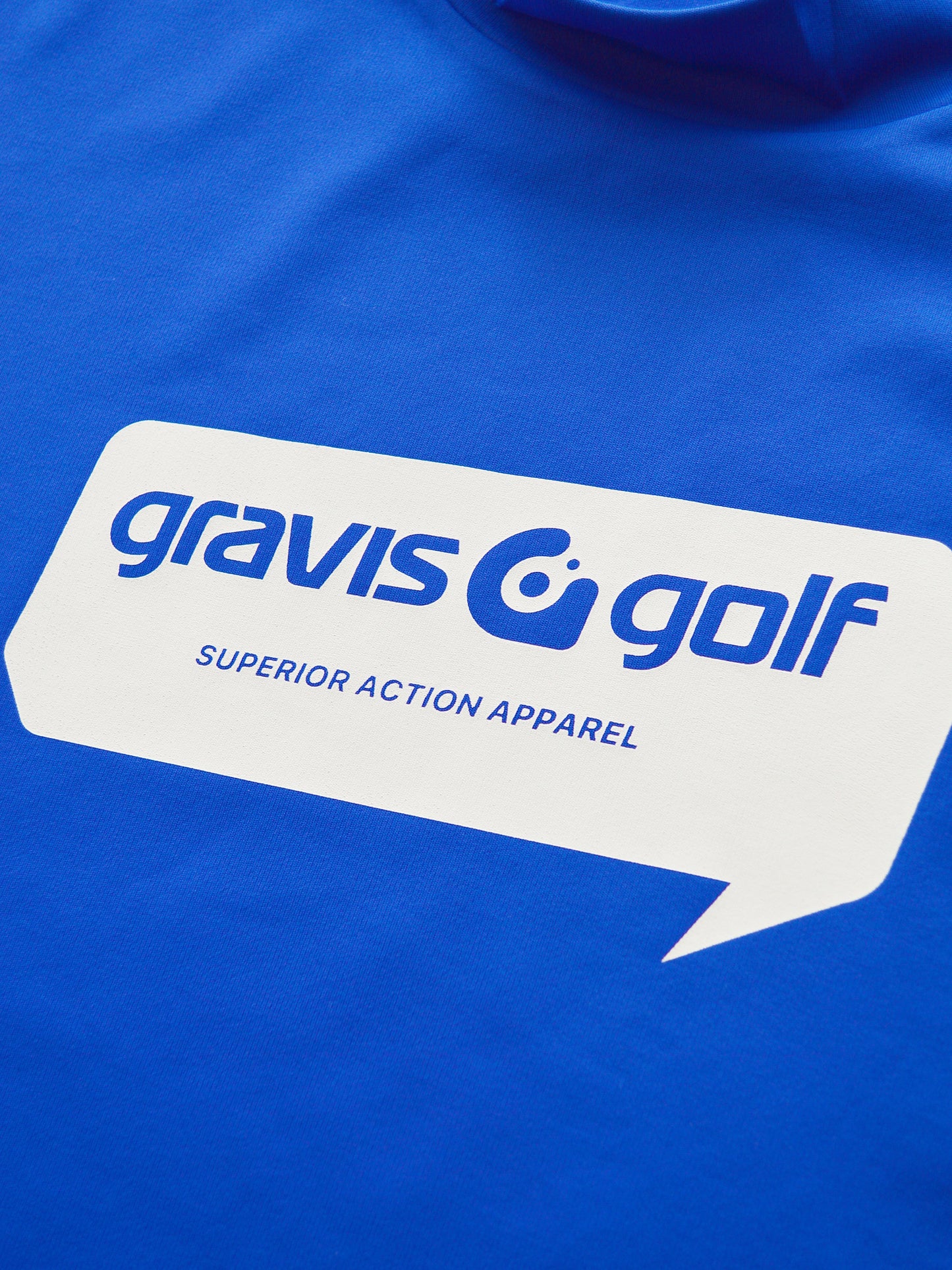 Graphic Mock Neck Tee | MEN / BLUE