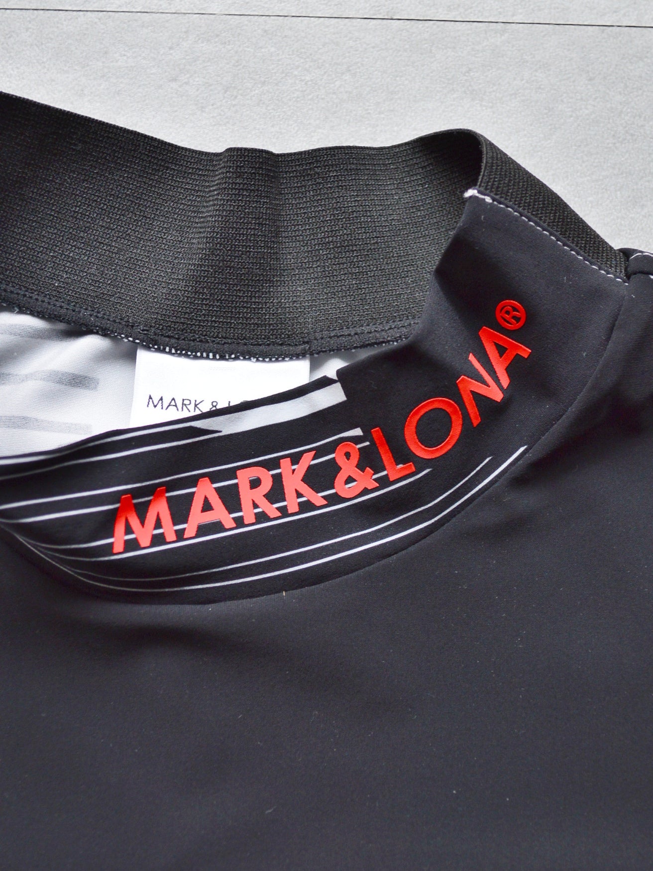 Flow Camo Mock Neck Tee | MEN / GREY