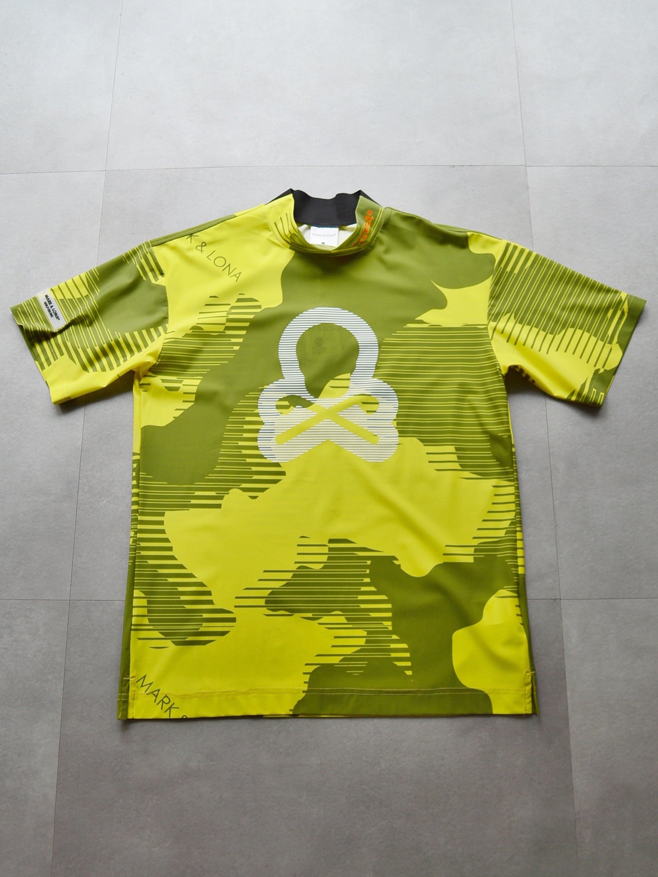 Flow Camo Mock Neck Tee | MEN / YELLOW