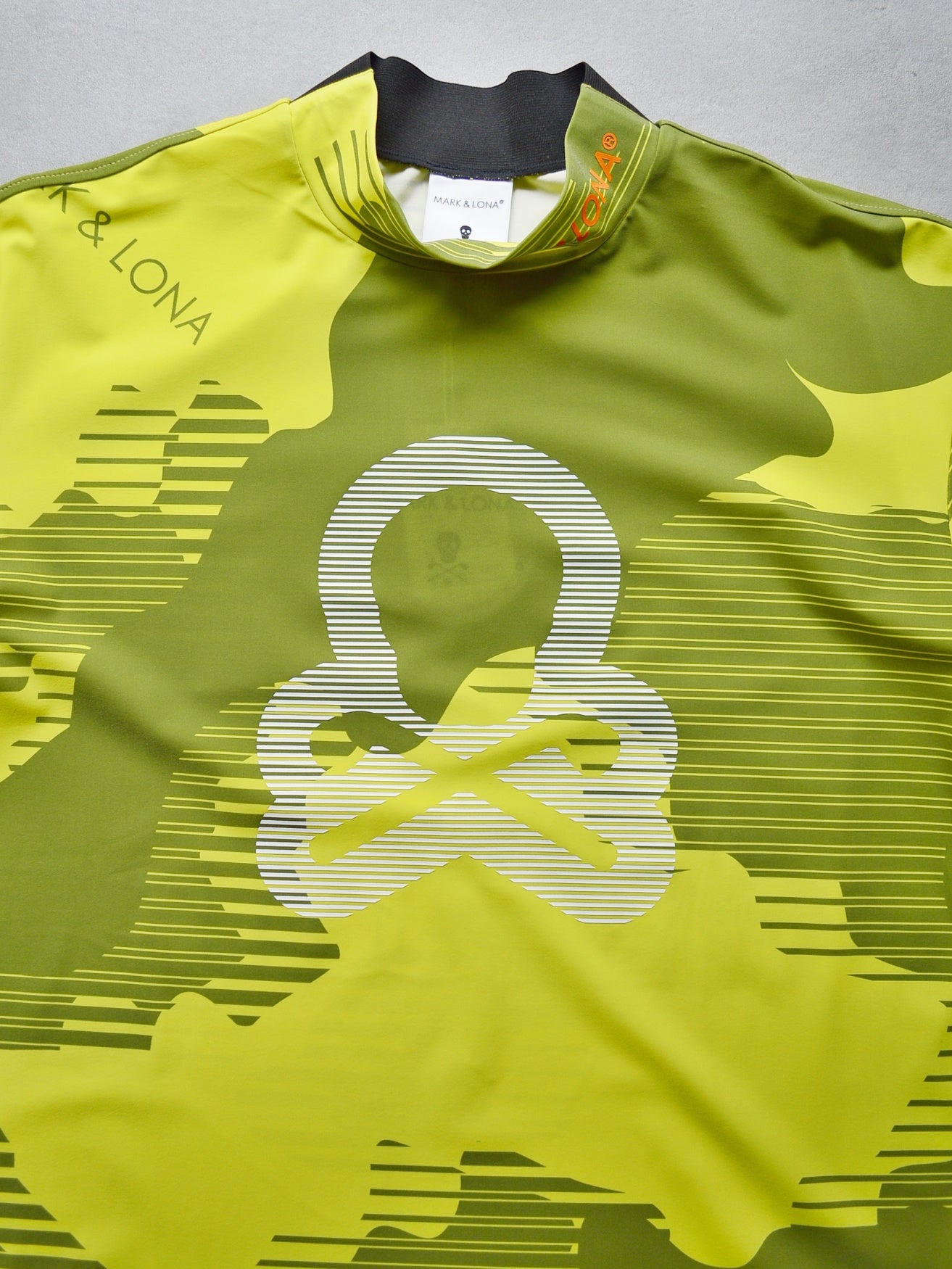 Flow Camo Mock Neck Tee | MEN / YELLOW