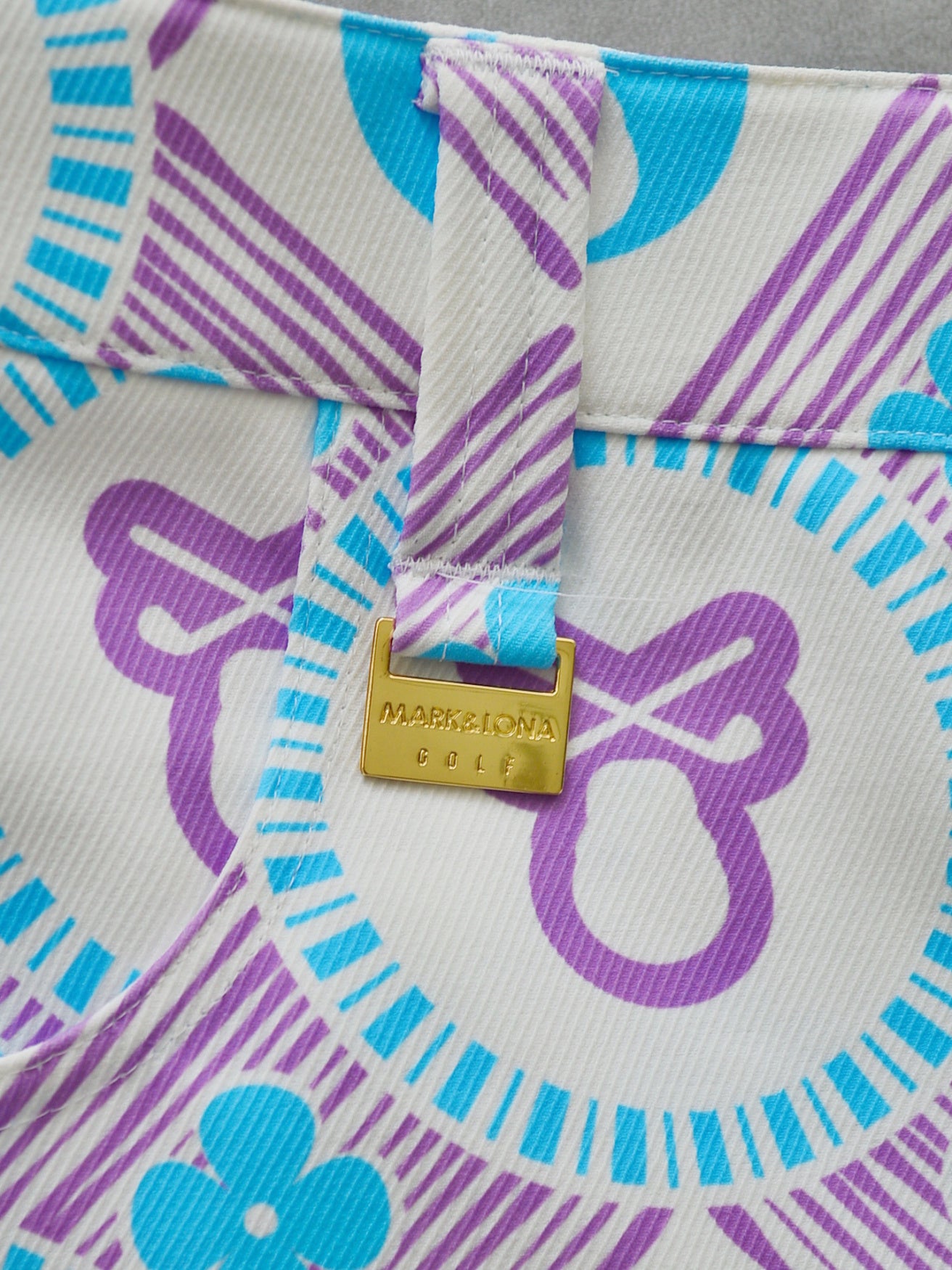 Aura Monogram Trapeze Skirt | WOMEN / PURPLE