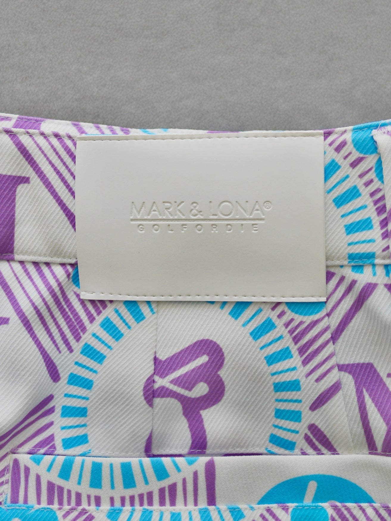 Aura Monogram Trapeze Skirt | WOMEN / PURPLE