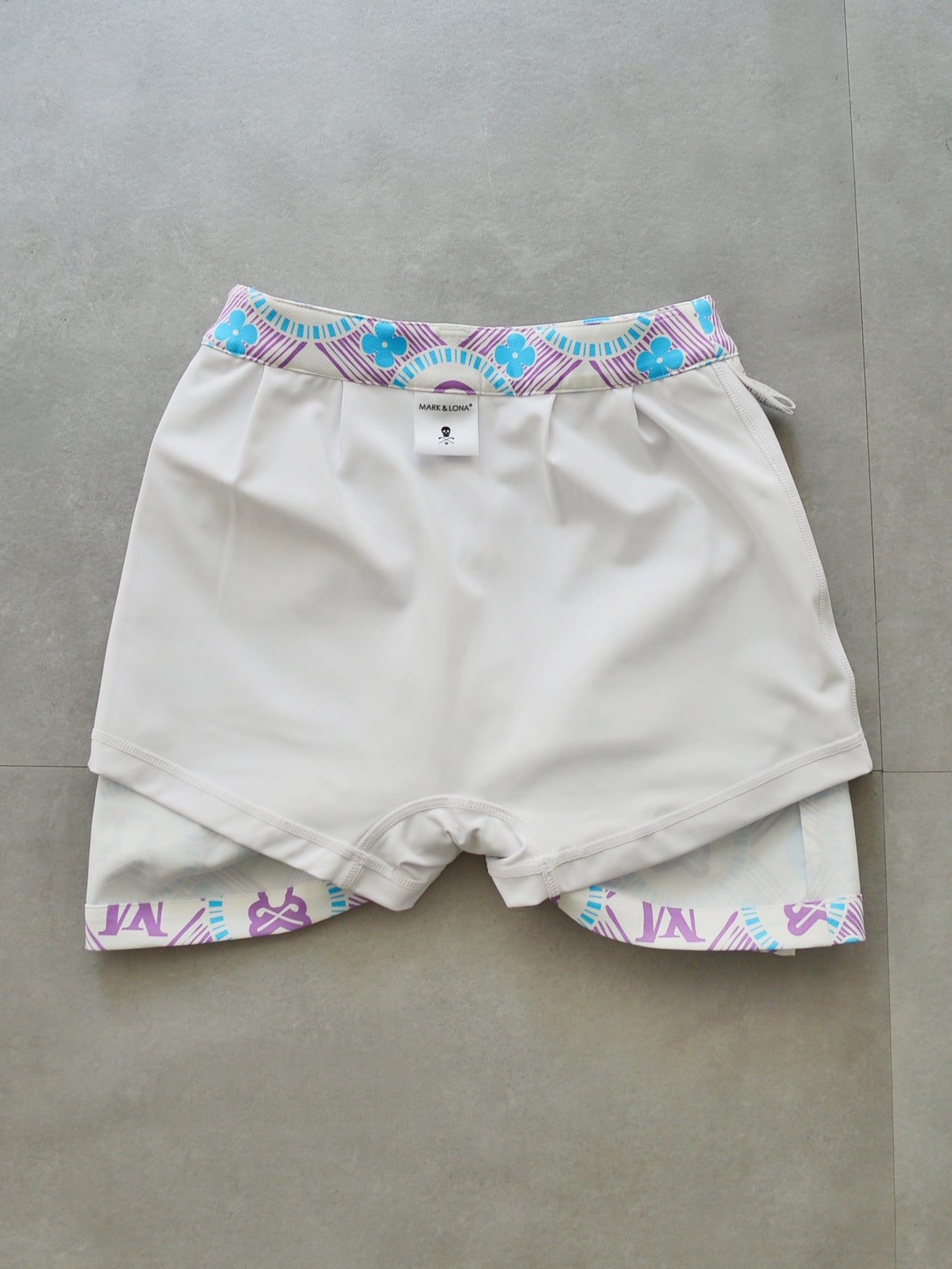 Aura Monogram Trapeze Skirt | WOMEN / PURPLE