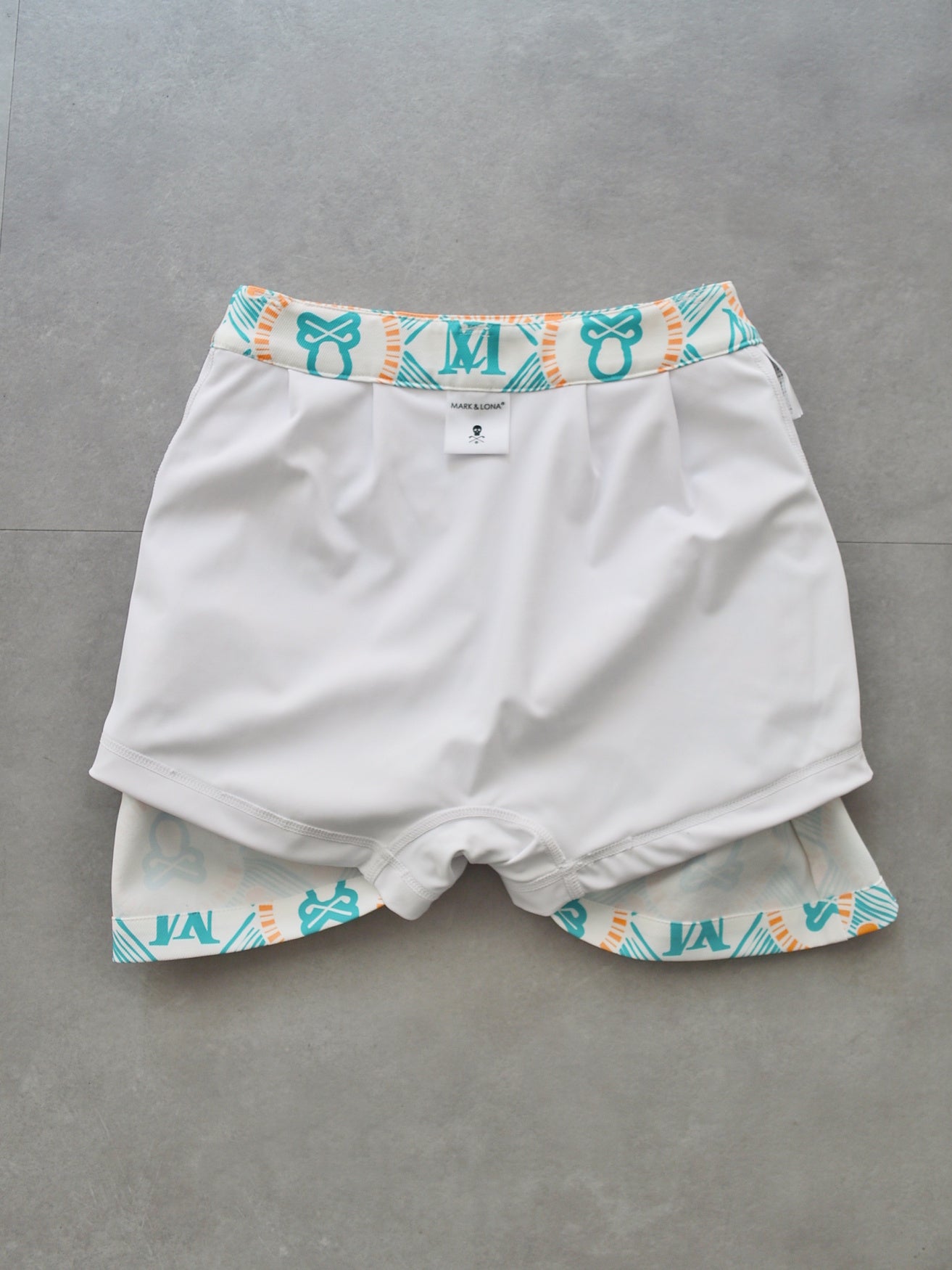Aura Monogram Trapeze Skirt | WOMEN / GREEN