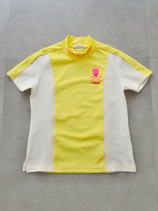 Calde Panel Mock Neck | WOMEN / YELLOW