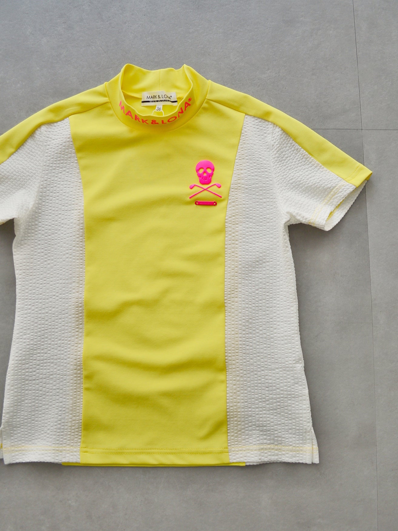 Calde Panel Mock Neck | WOMEN / YELLOW