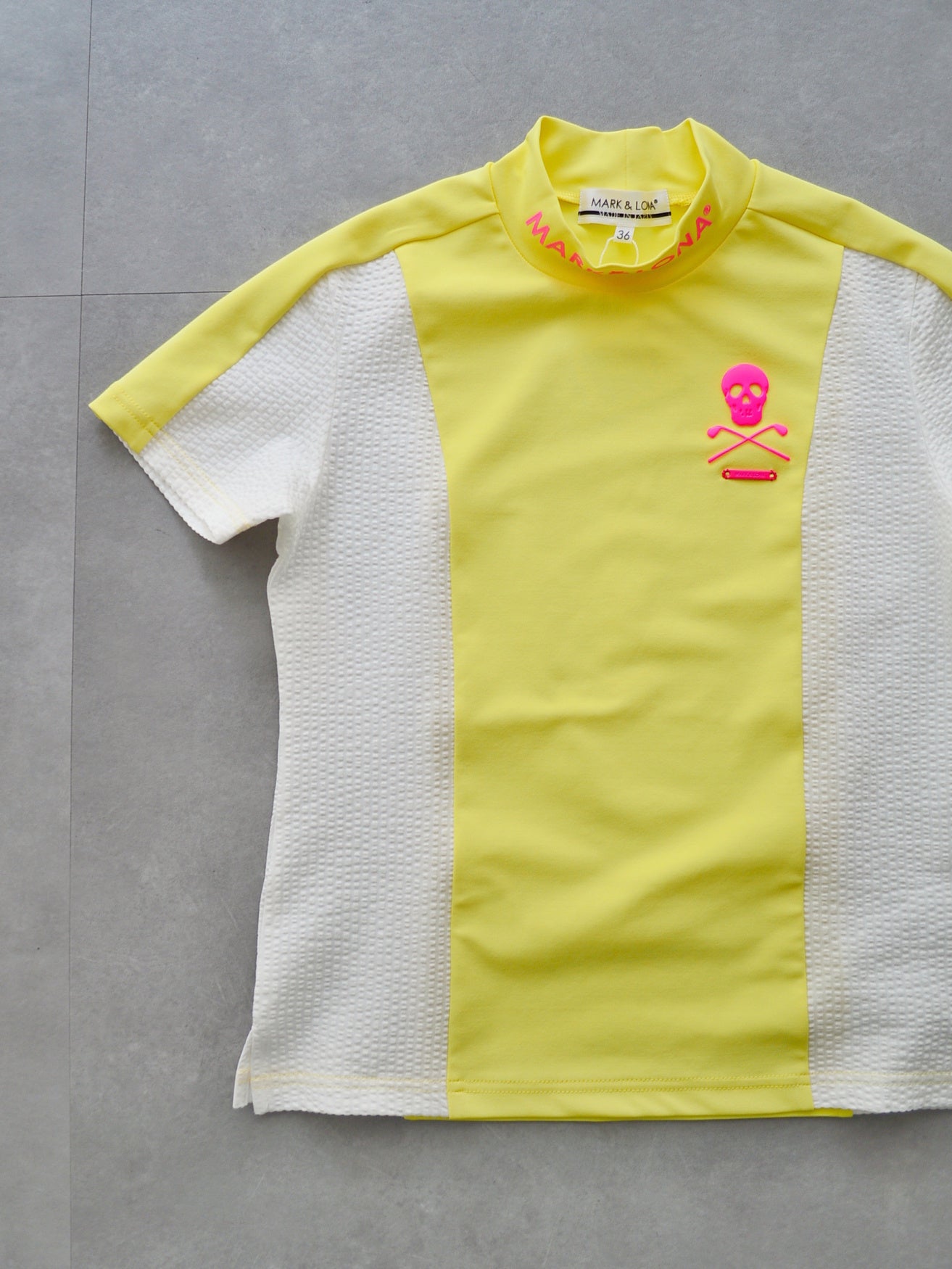 Calde Panel Mock Neck | WOMEN / YELLOW