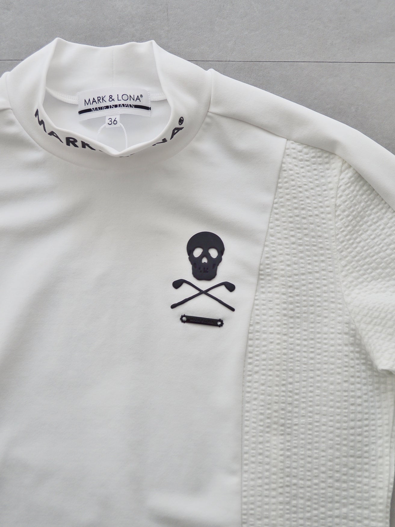 Calde Panel Mock Neck | WOMEN / WHITE