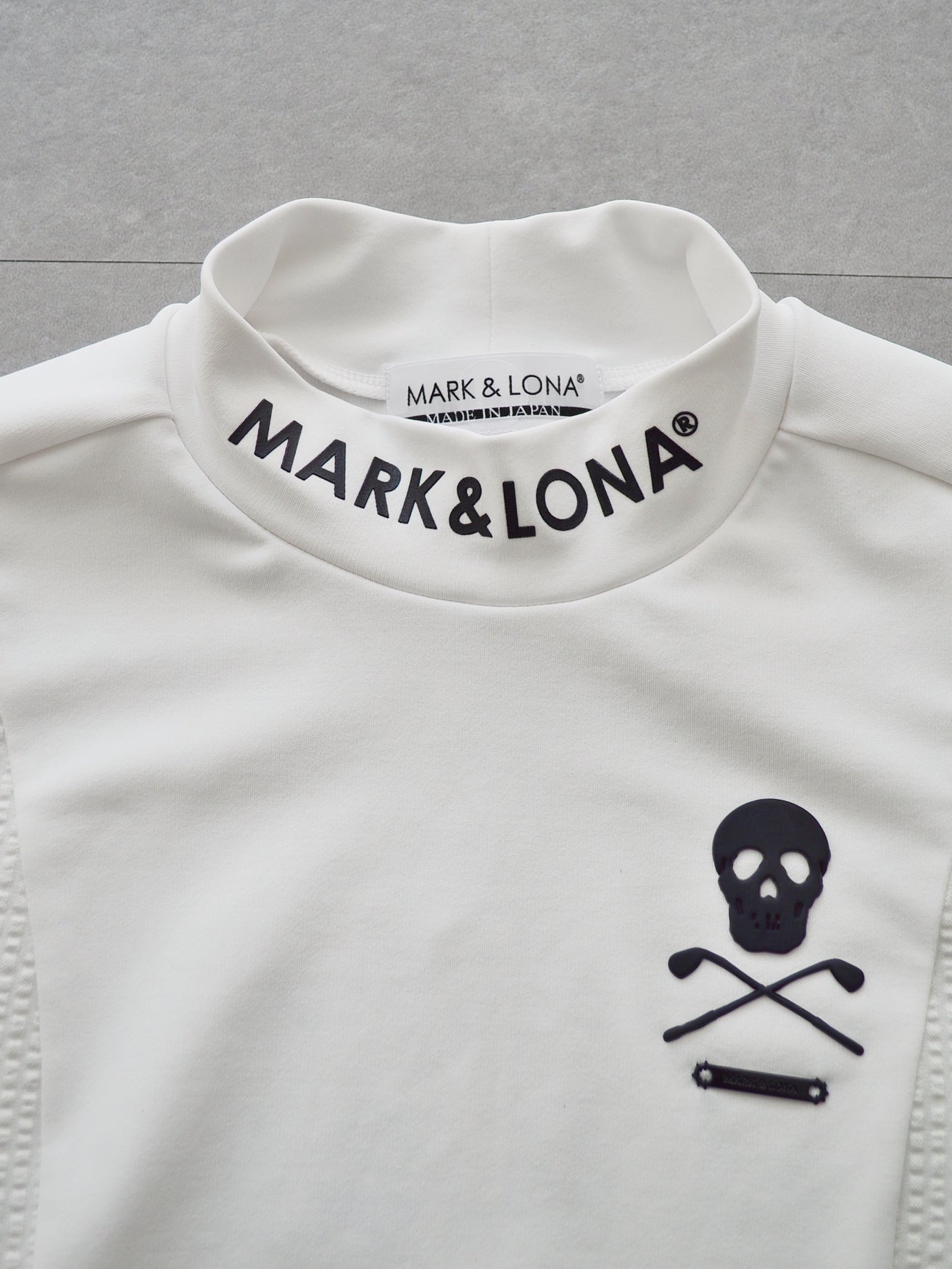 Calde Panel Mock Neck | WOMEN / WHITE