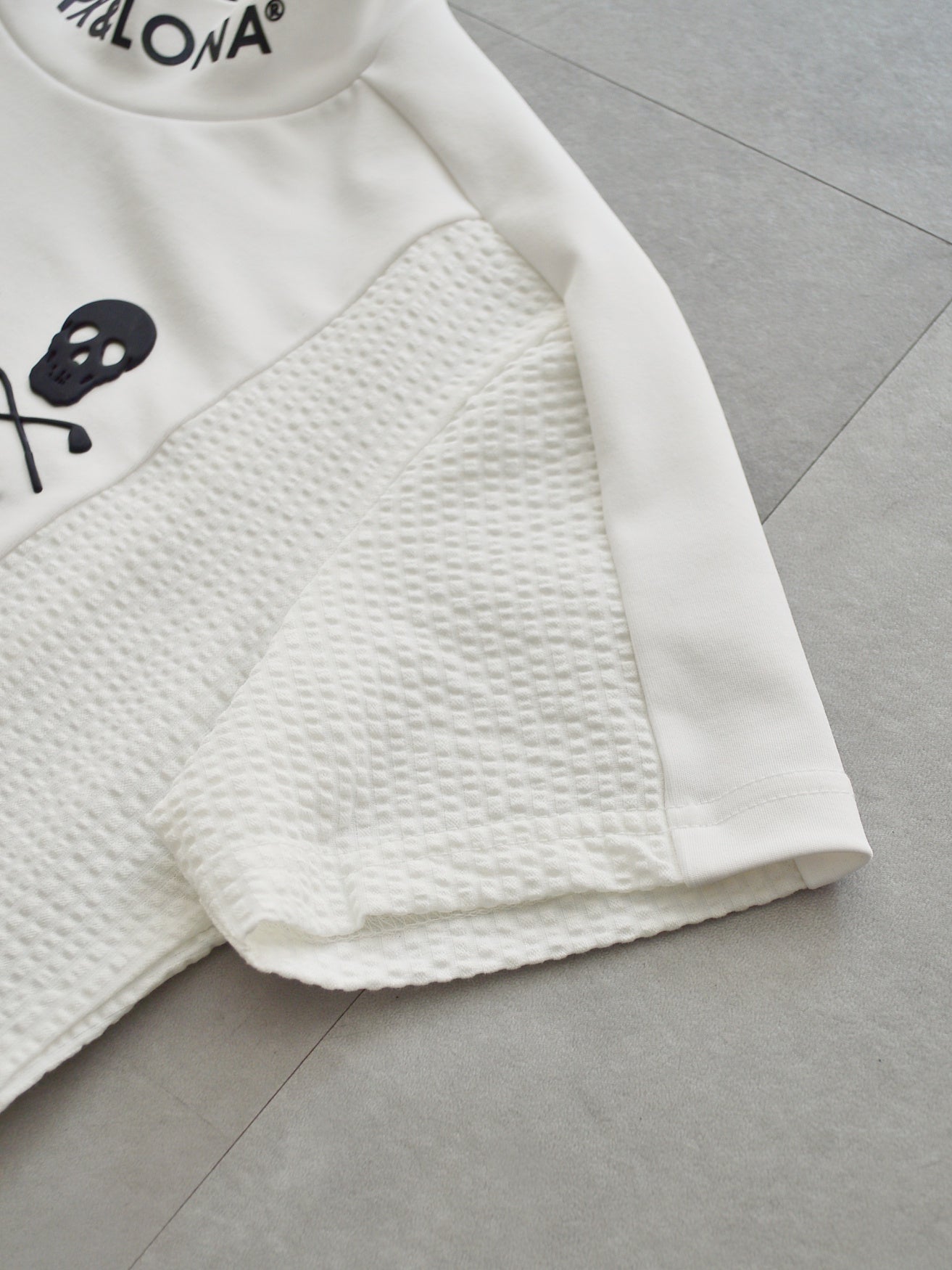 Calde Panel Mock Neck | WOMEN / WHITE