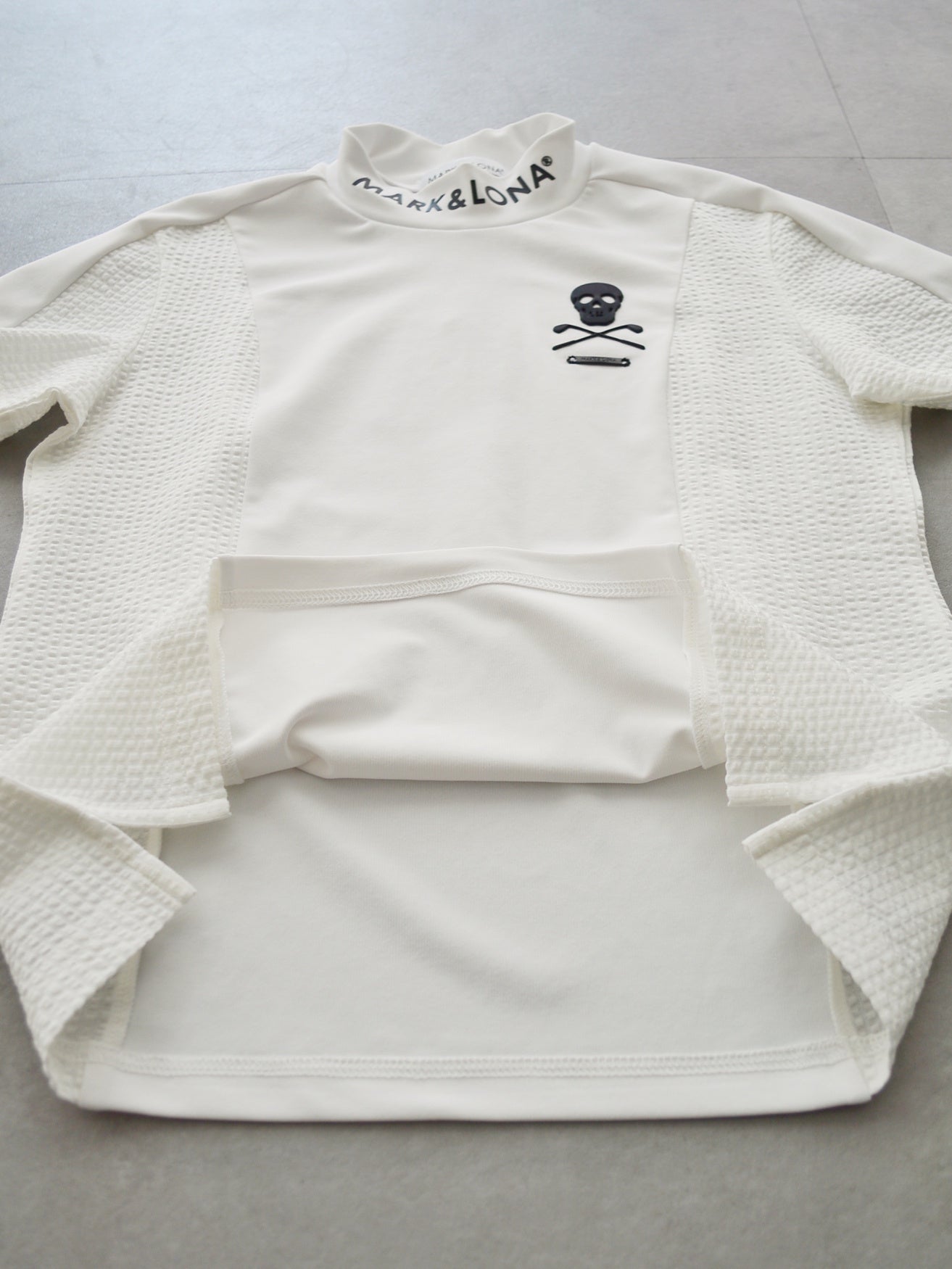 Calde Panel Mock Neck | WOMEN / WHITE