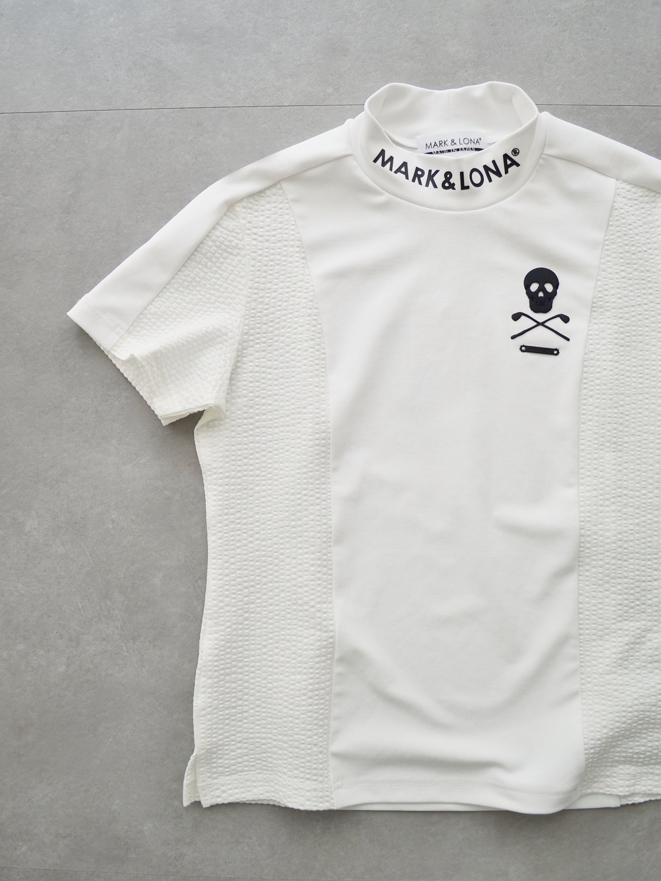 Calde Panel Mock Neck | WOMEN / WHITE