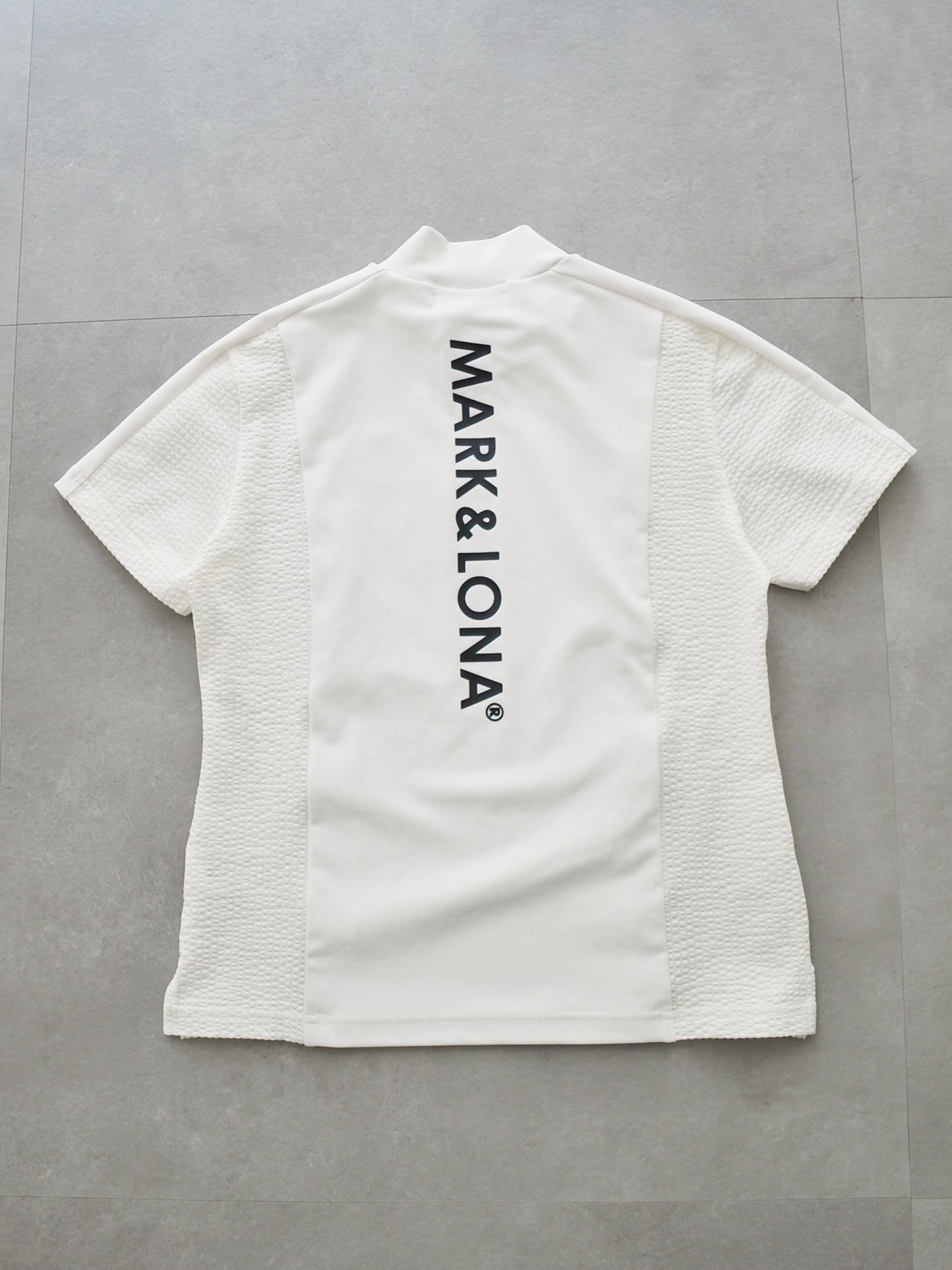 Calde Panel Mock Neck | WOMEN / WHITE