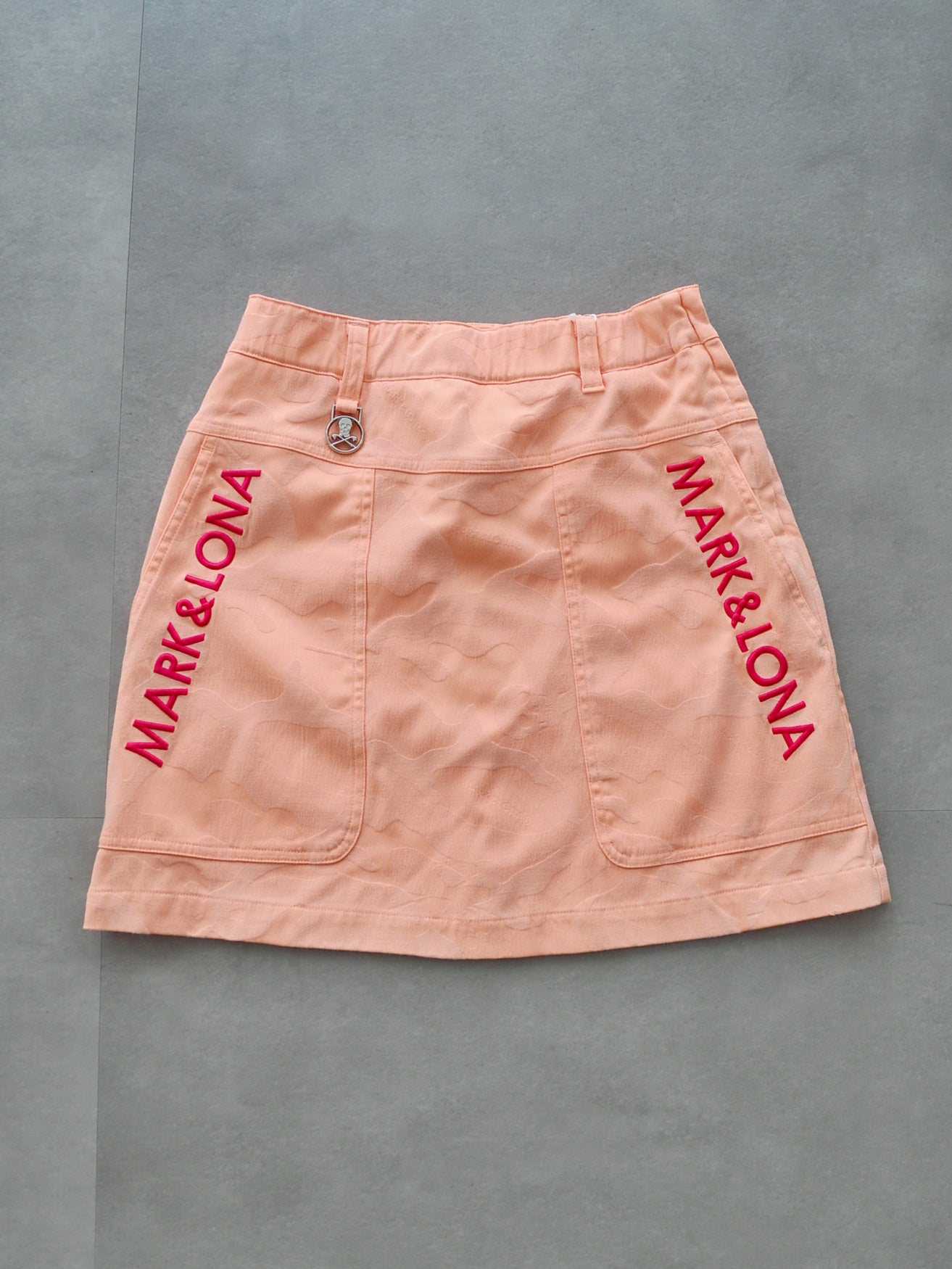Gauge Trapeze Mini Skirt | WOMEN / ORANGE