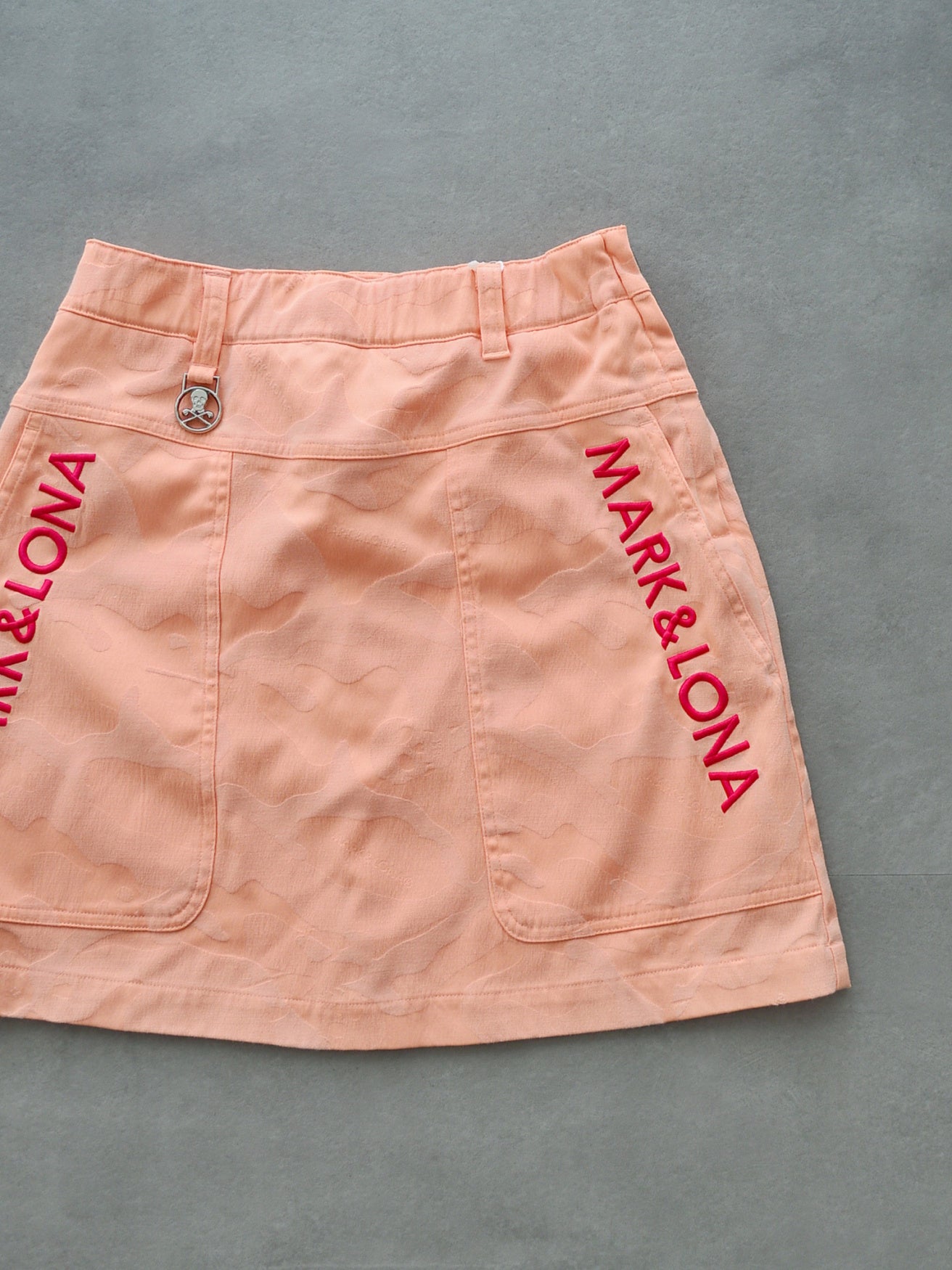 Gauge Trapeze Mini Skirt | WOMEN / ORANGE