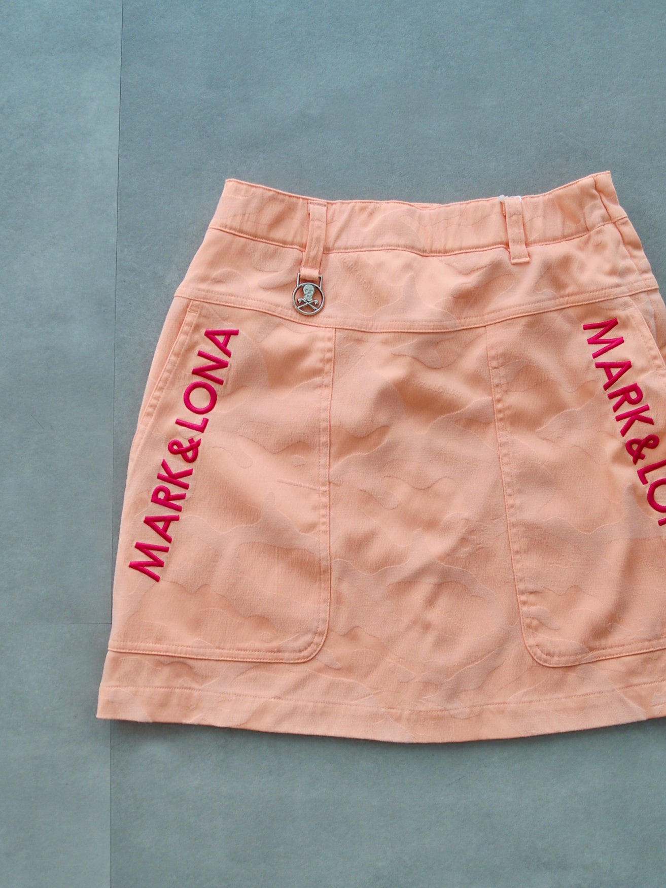 Gauge Trapeze Mini Skirt | WOMEN / ORANGE