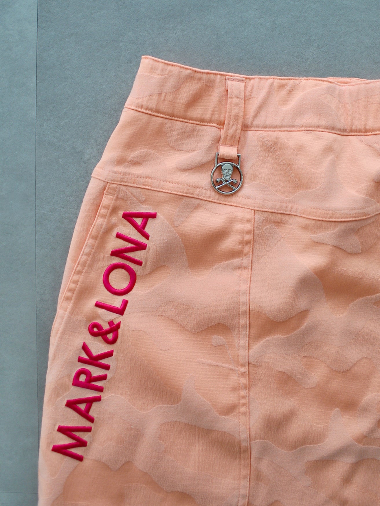 Gauge Trapeze Mini Skirt | WOMEN / ORANGE