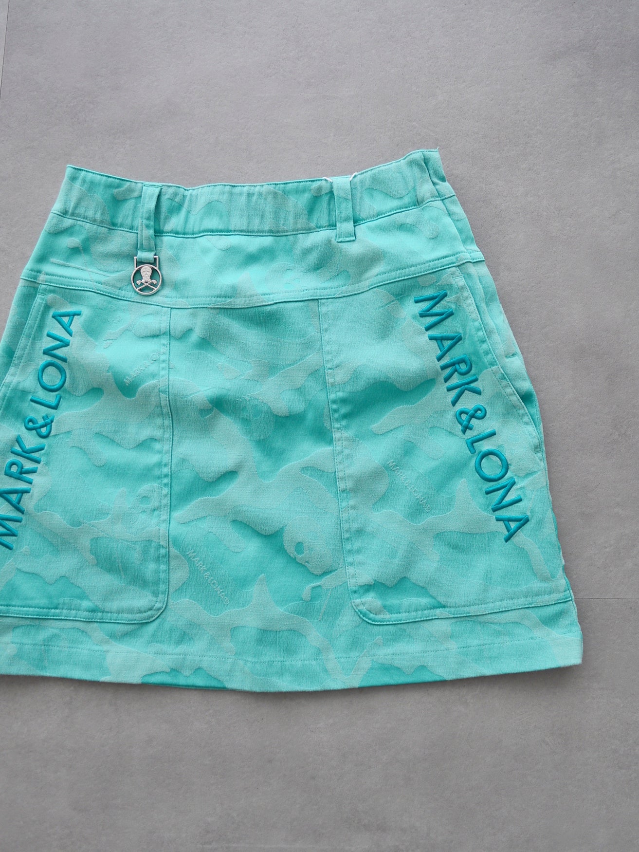 Gauge Trapeze Mini Skirt | WOMEN / MINT