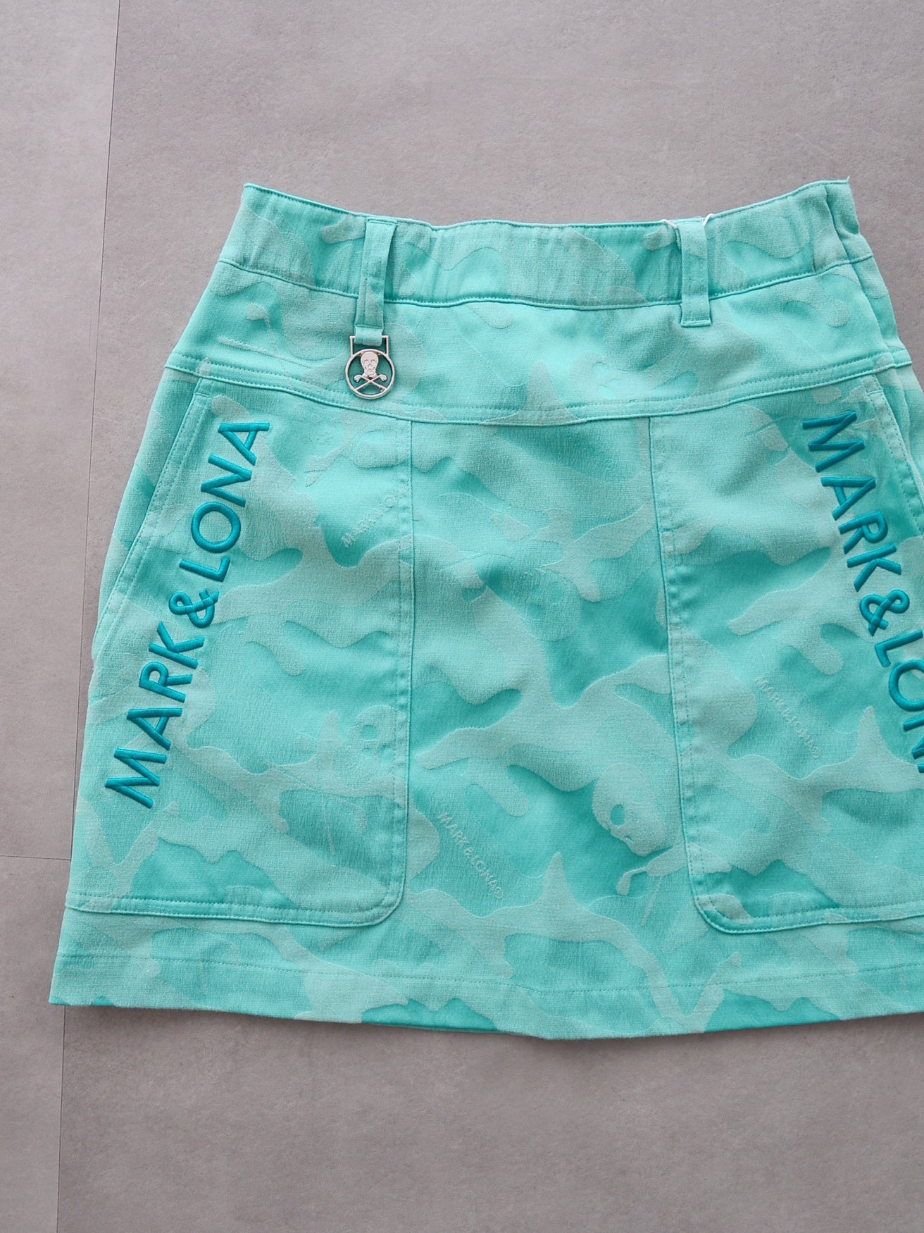 Gauge Trapeze Mini Skirt | WOMEN / MINT