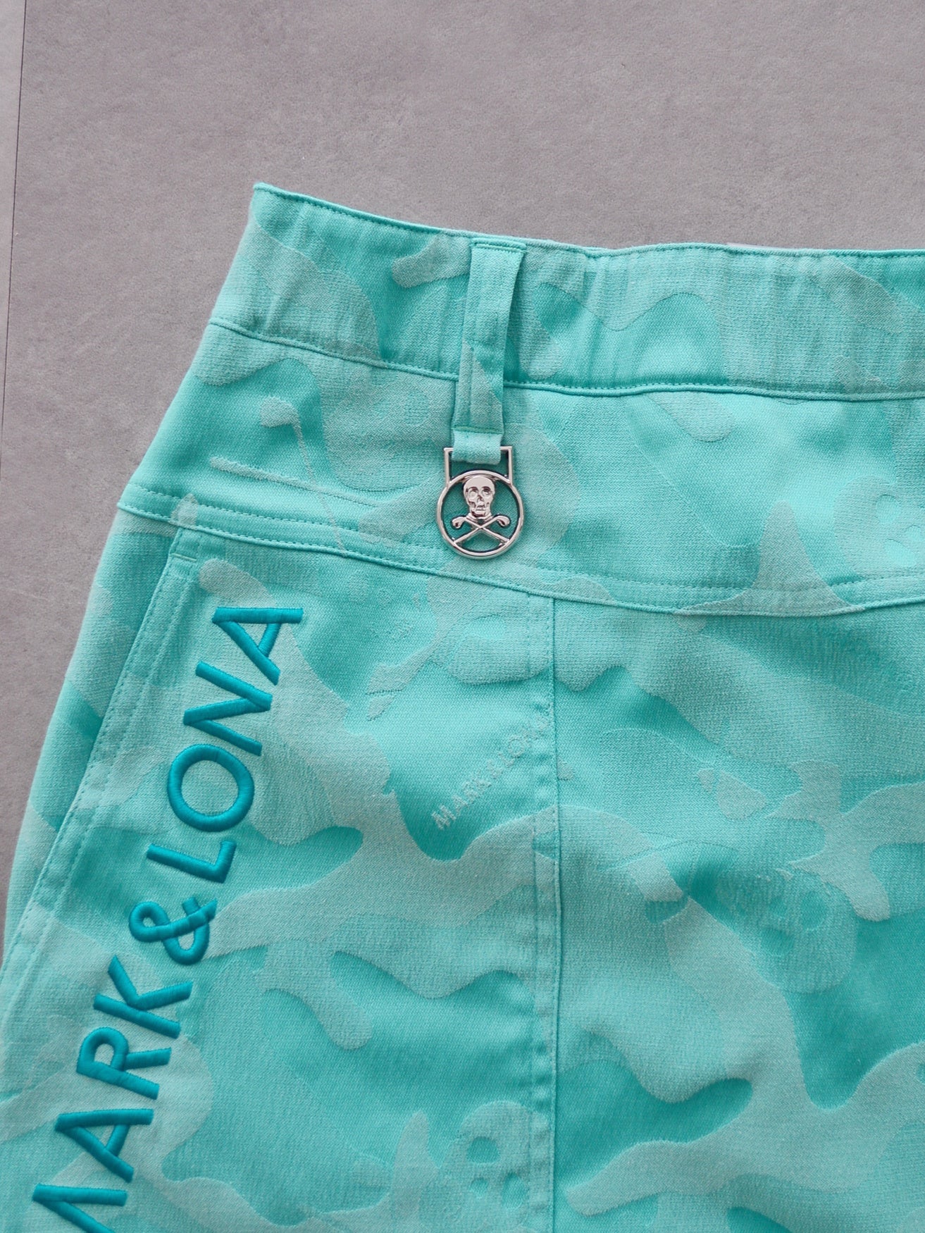 Gauge Trapeze Mini Skirt | WOMEN / MINT